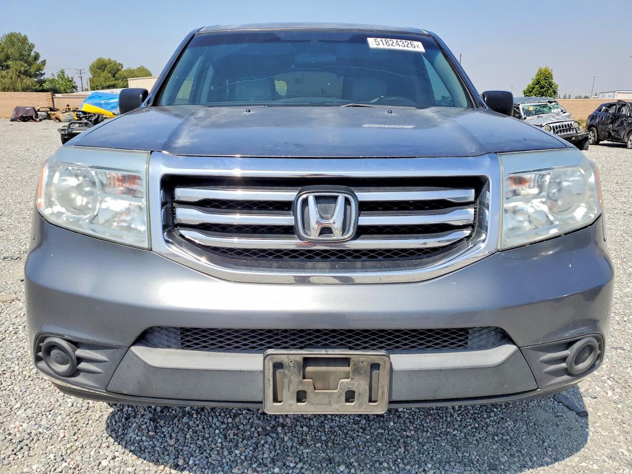 2012 Honda Pilot Lx Charcoal vin: 5FNYF3H27CB032894