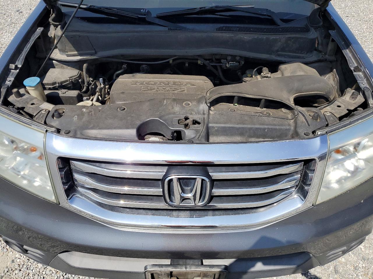2012 Honda Pilot Lx Charcoal vin: 5FNYF3H27CB032894