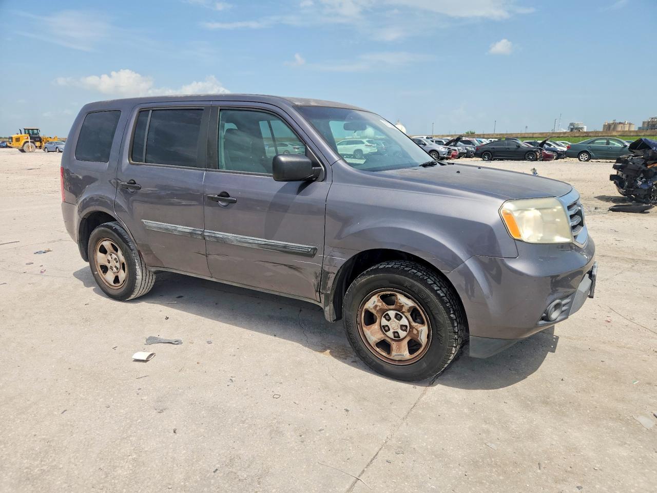 2014 Honda Pilot Lx Charcoal vin: 5FNYF3H27EB004886