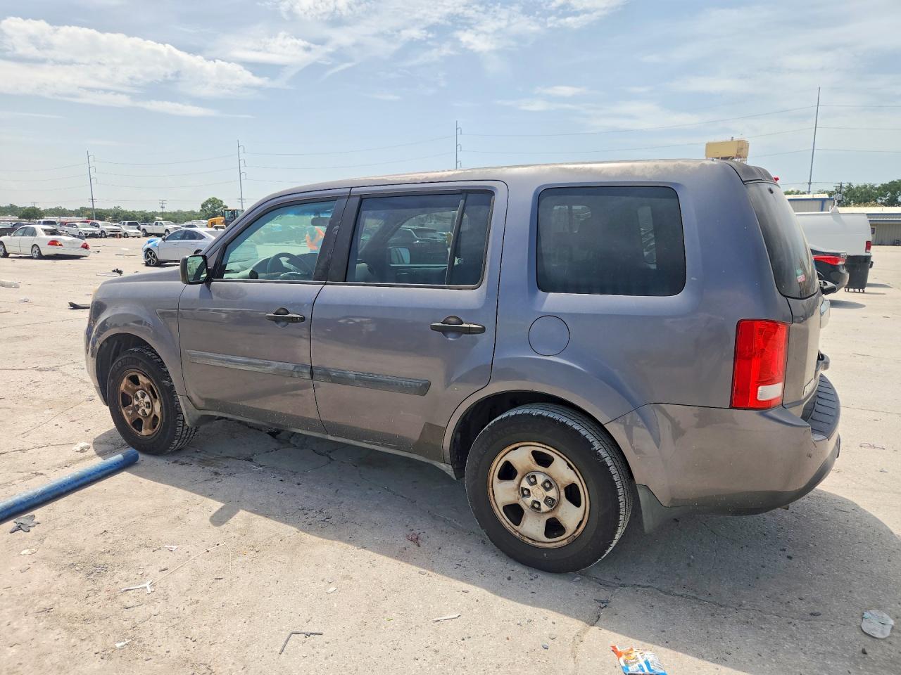2014 Honda Pilot Lx Charcoal vin: 5FNYF3H27EB004886