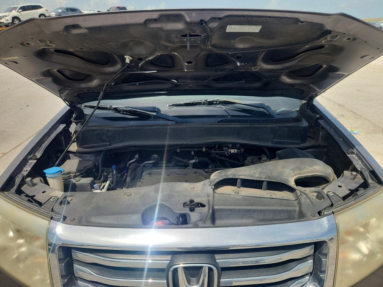 2014 Honda Pilot Lx Charcoal vin: 5FNYF3H27EB004886