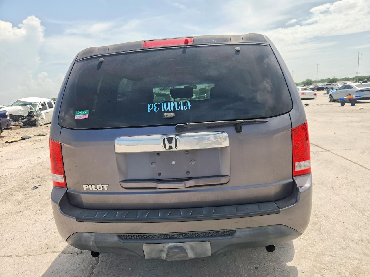 2014 Honda Pilot Lx Charcoal vin: 5FNYF3H27EB004886
