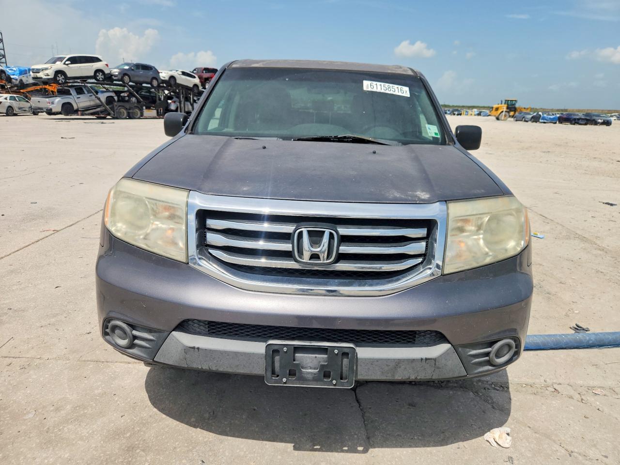 2014 Honda Pilot Lx Charcoal vin: 5FNYF3H27EB004886