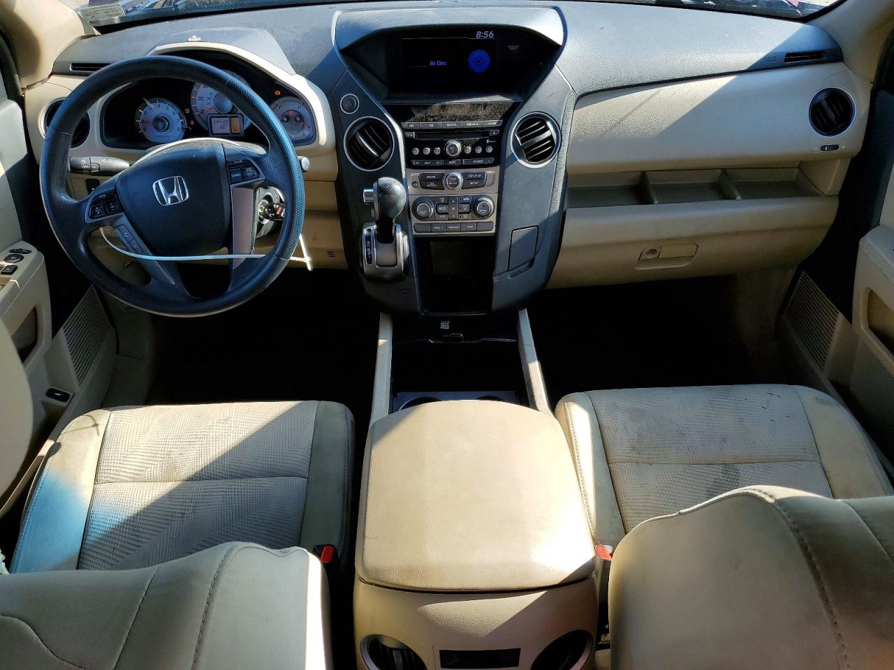 2014 Honda Pilot Lx Burgundy vin: 5FNYF3H27EB010865