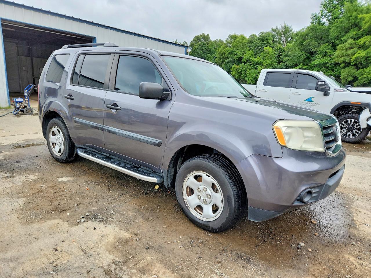 2015 Honda Pilot Lx Gray vin: 5FNYF3H27FB021656