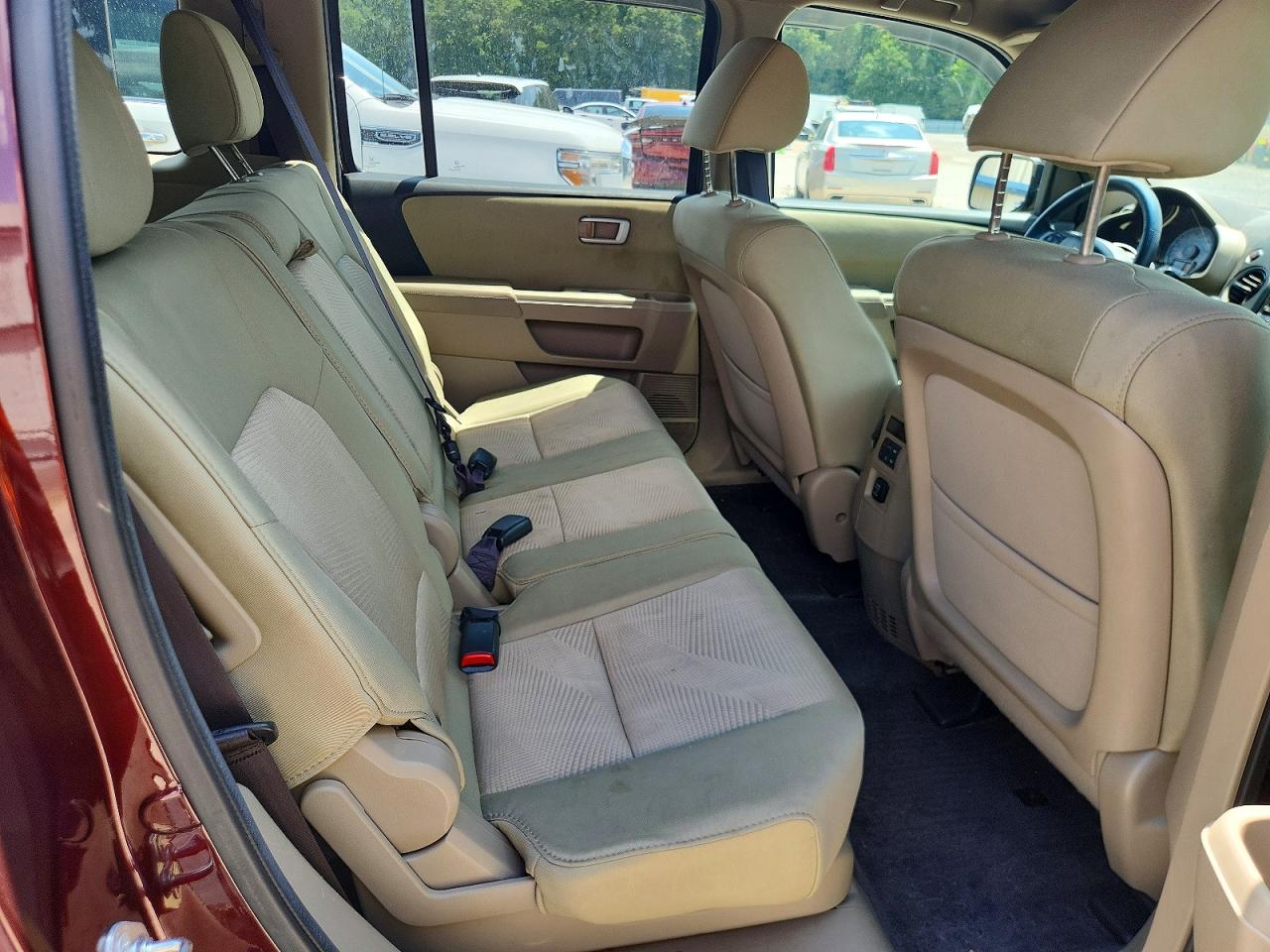 2013 Honda Pilot Lx Burgundy vin: 5FNYF3H28DB002000