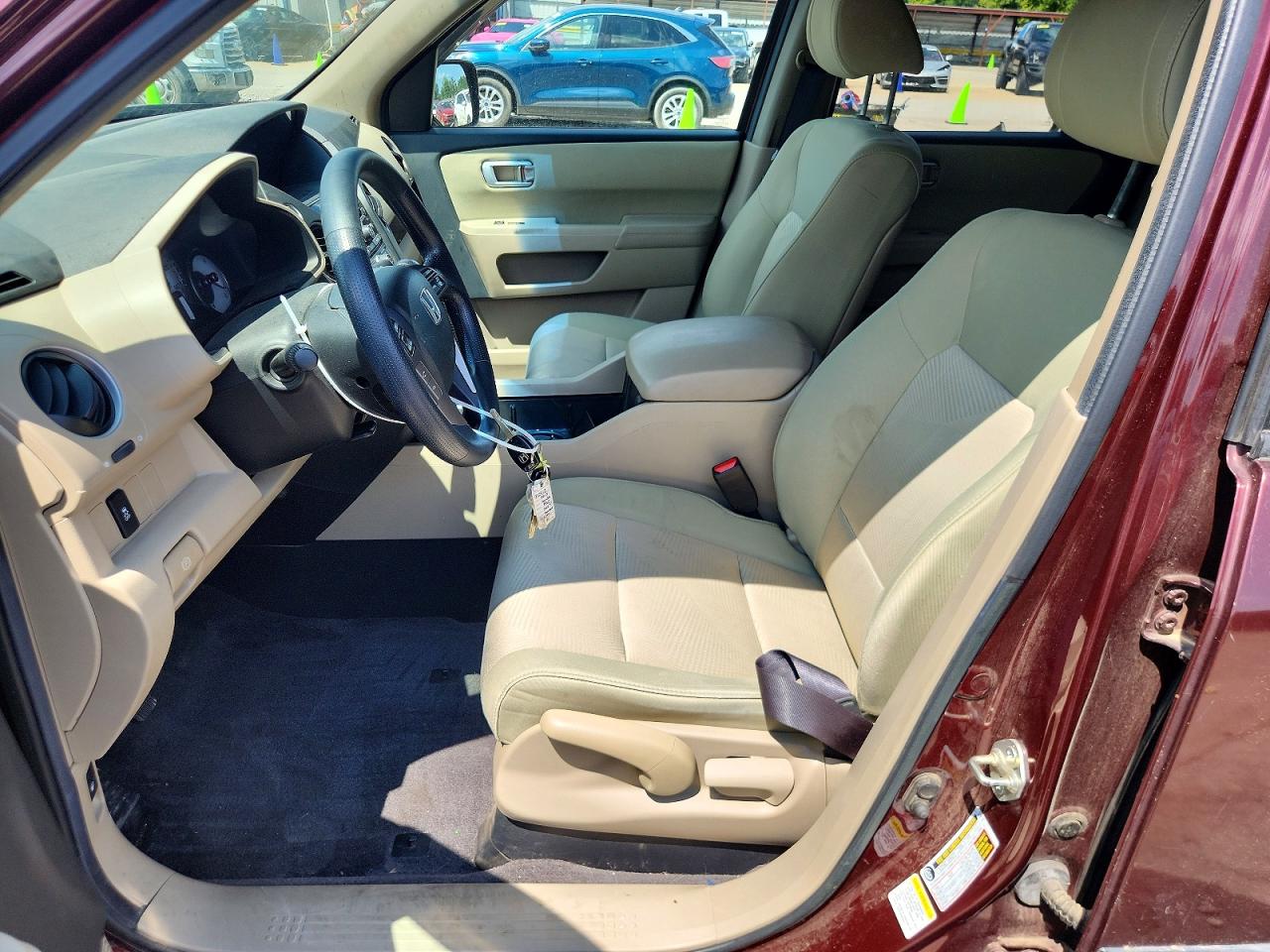 2013 Honda Pilot Lx Burgundy vin: 5FNYF3H28DB002000