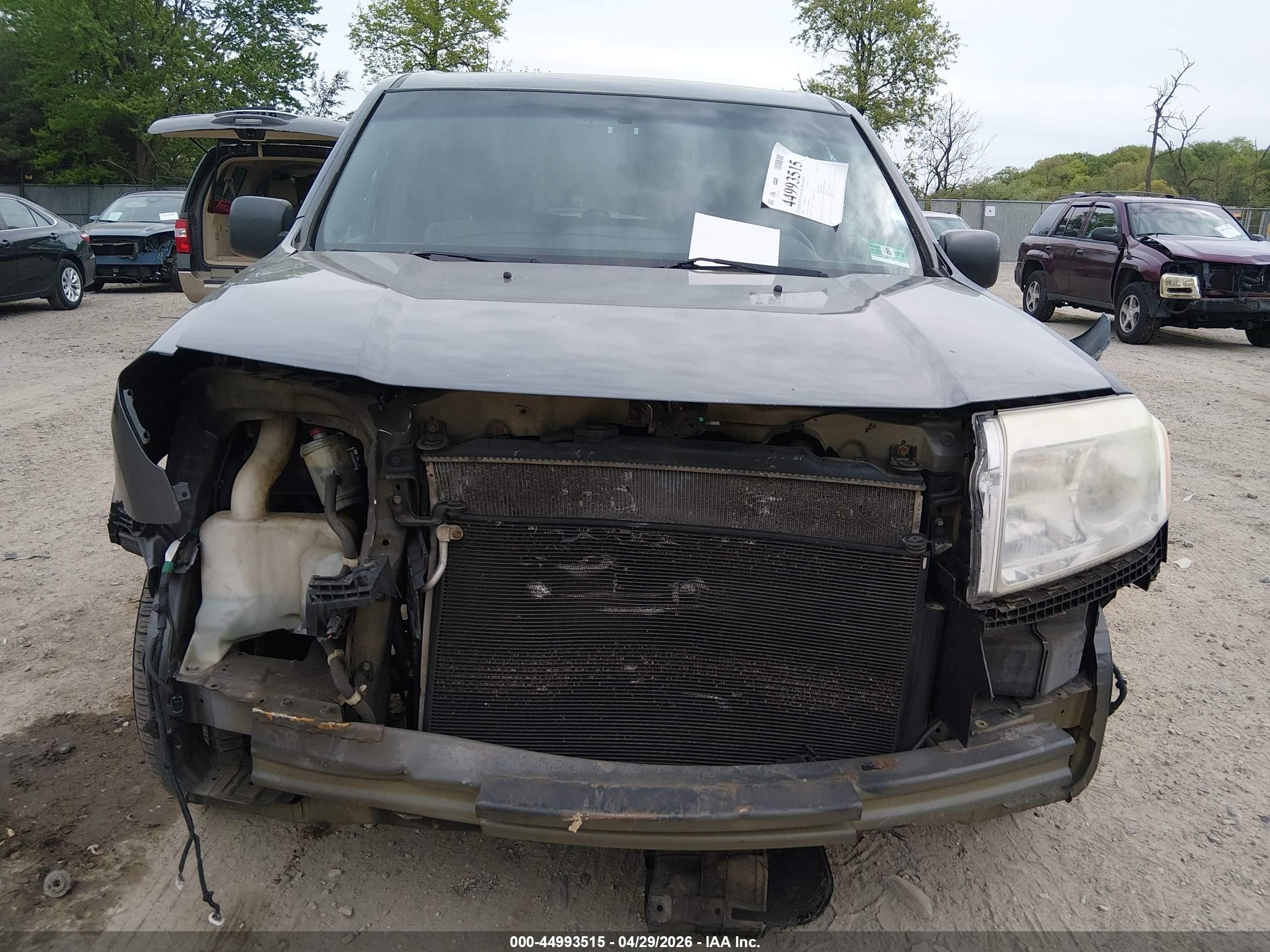 2013 Honda Pilot Lx Серый vin: 5FNYF3H28DB006516