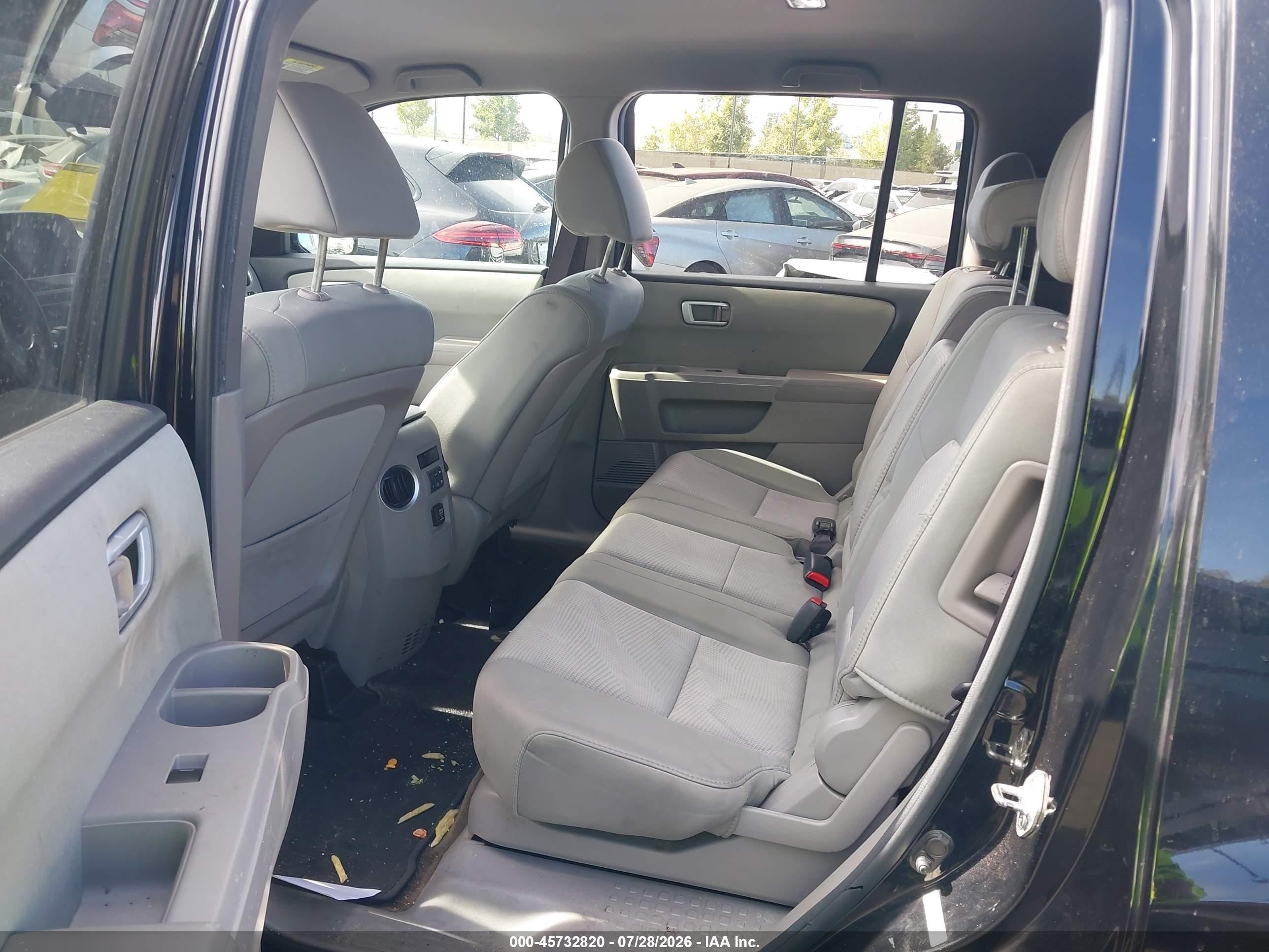 2013 Honda Pilot Lx Черный vin: 5FNYF3H28DB036809