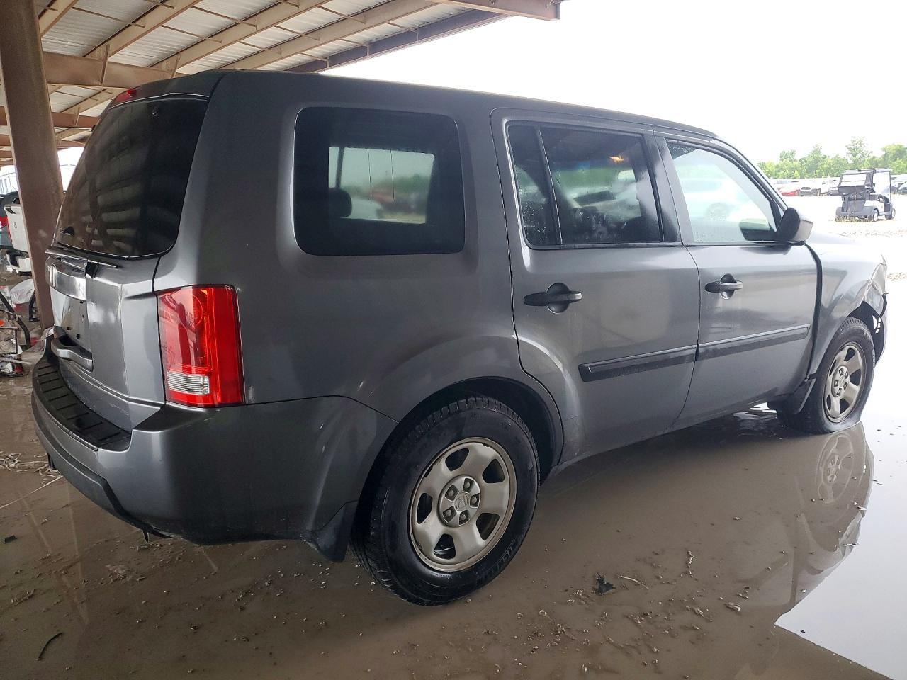 2011 Honda Pilot Lx Gray vin: 5FNYF3H29BB056953