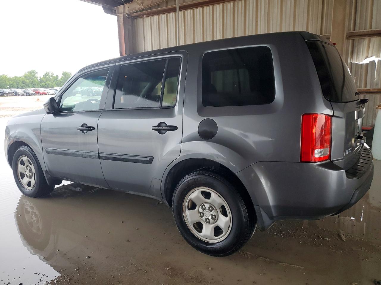 2011 Honda Pilot Lx Gray vin: 5FNYF3H29BB056953