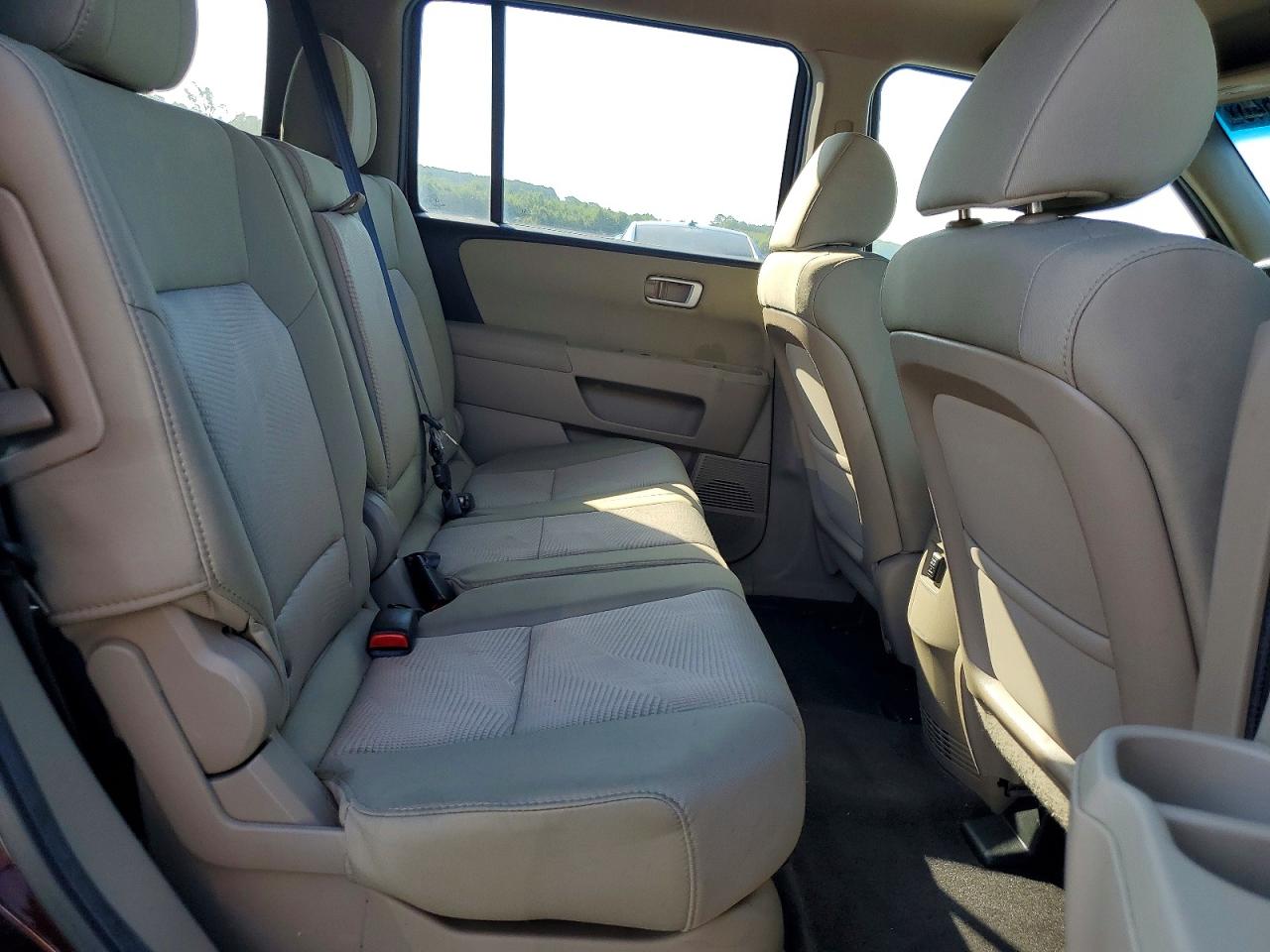 2012 Honda Pilot Lx Burgundy vin: 5FNYF3H29CB040446