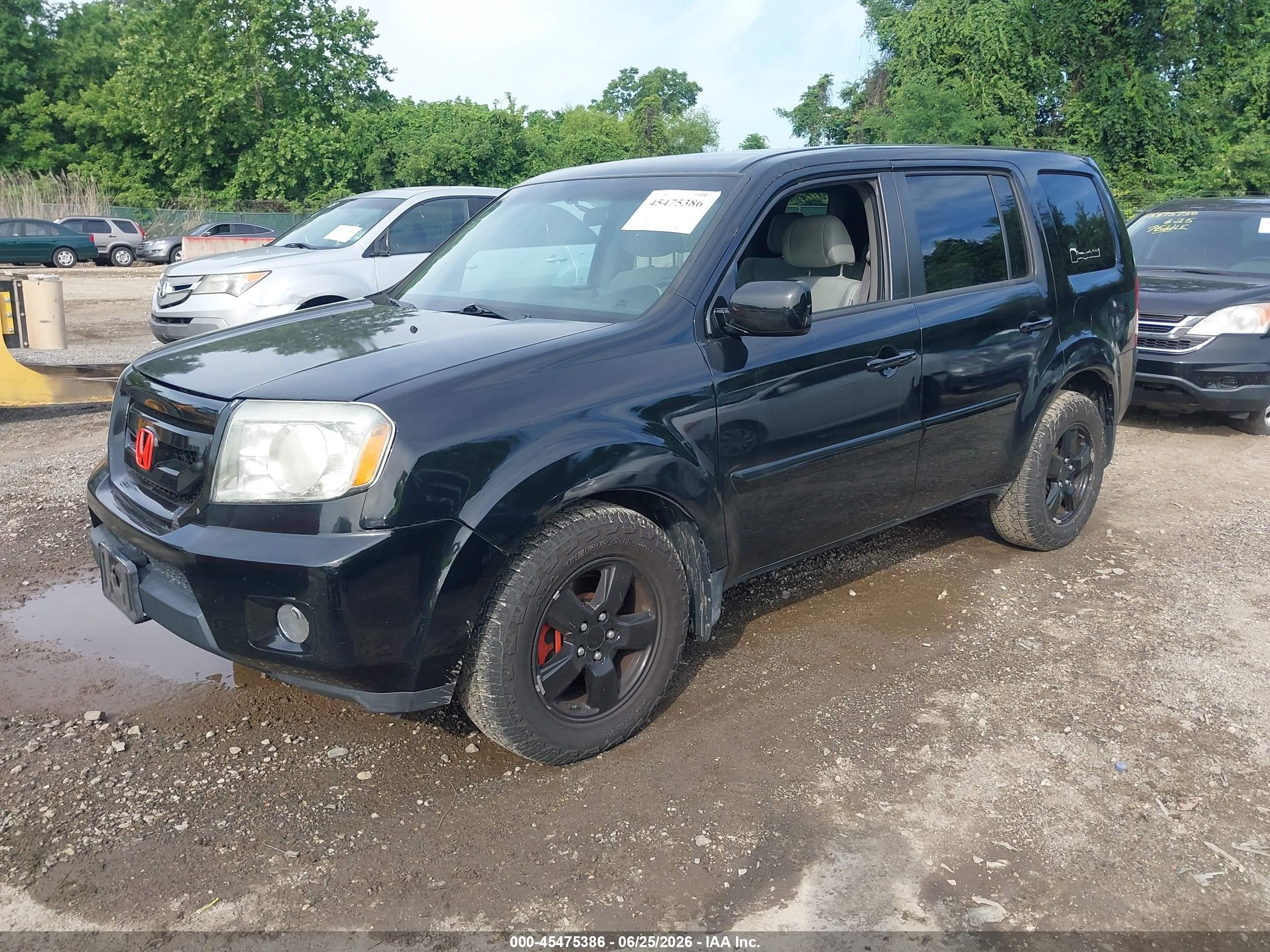 2012 Honda Pilot Lx Black vin: 5FNYF3H2XCB004586