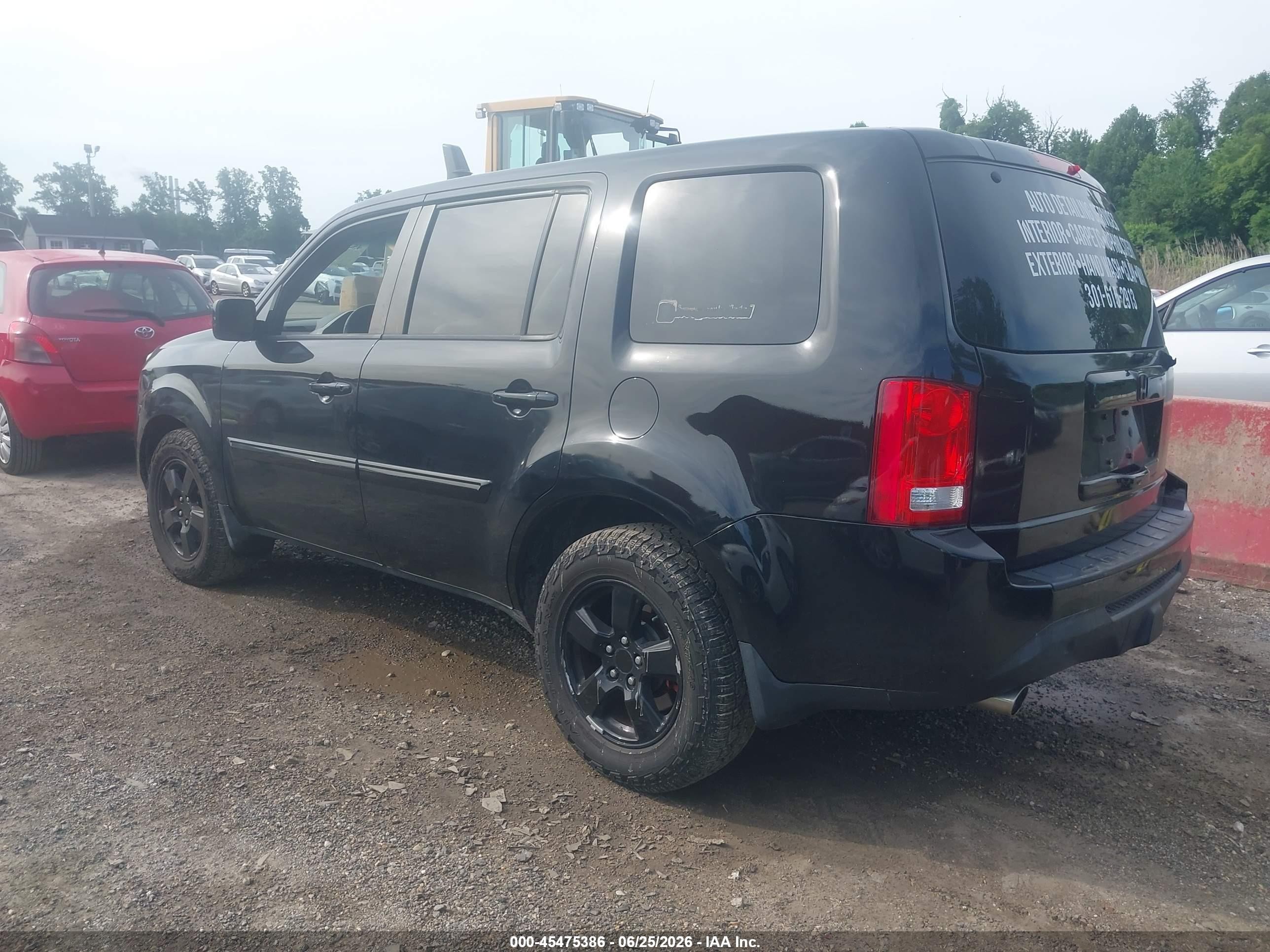 2012 Honda Pilot Lx Black vin: 5FNYF3H2XCB004586
