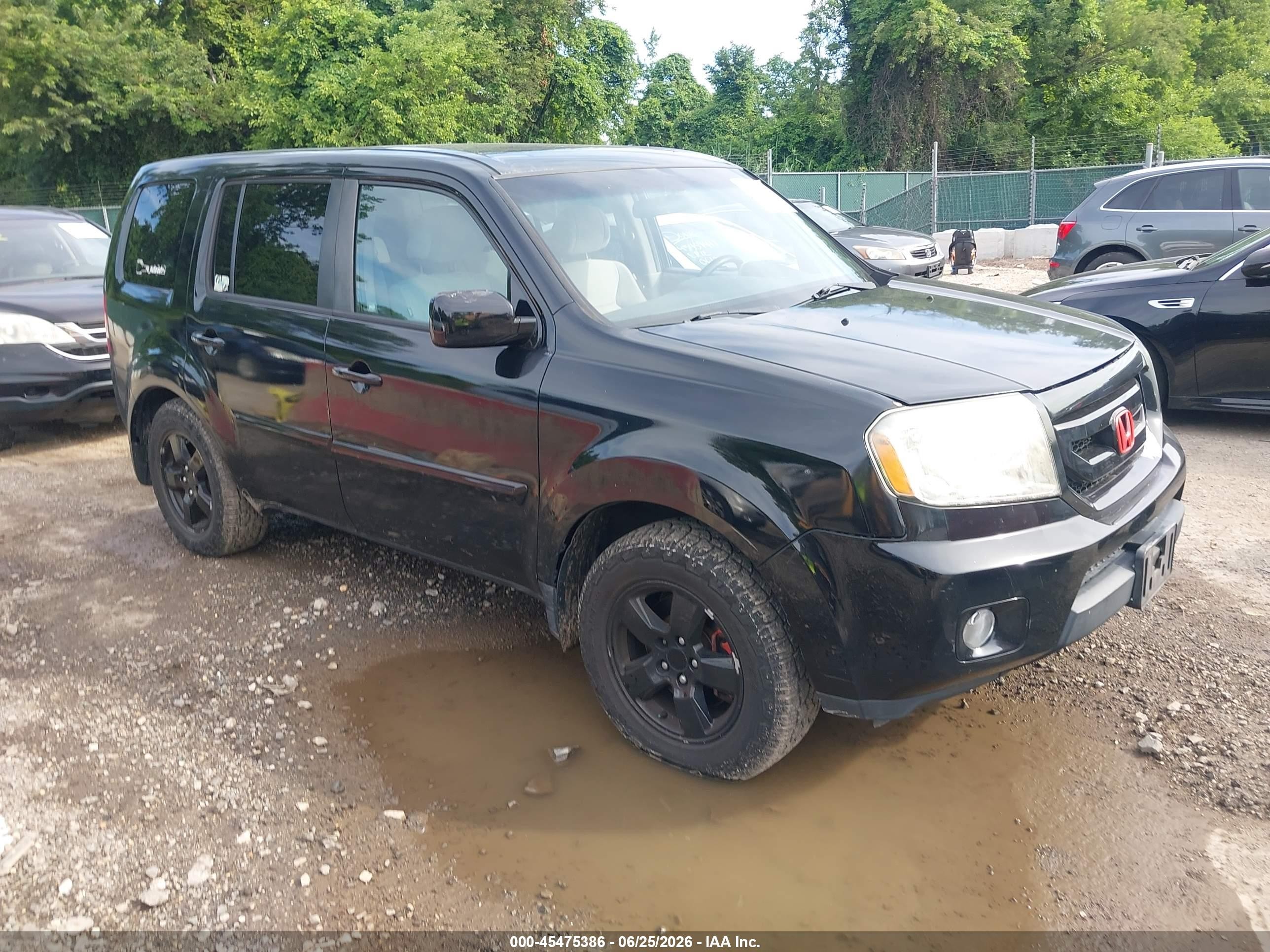 2012 Honda Pilot Lx Black vin: 5FNYF3H2XCB004586