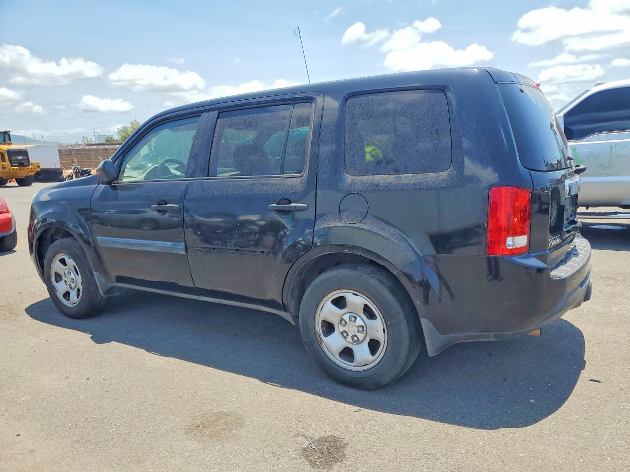 2015 Honda Pilot Lx Black vin: 5FNYF3H2XFB013390