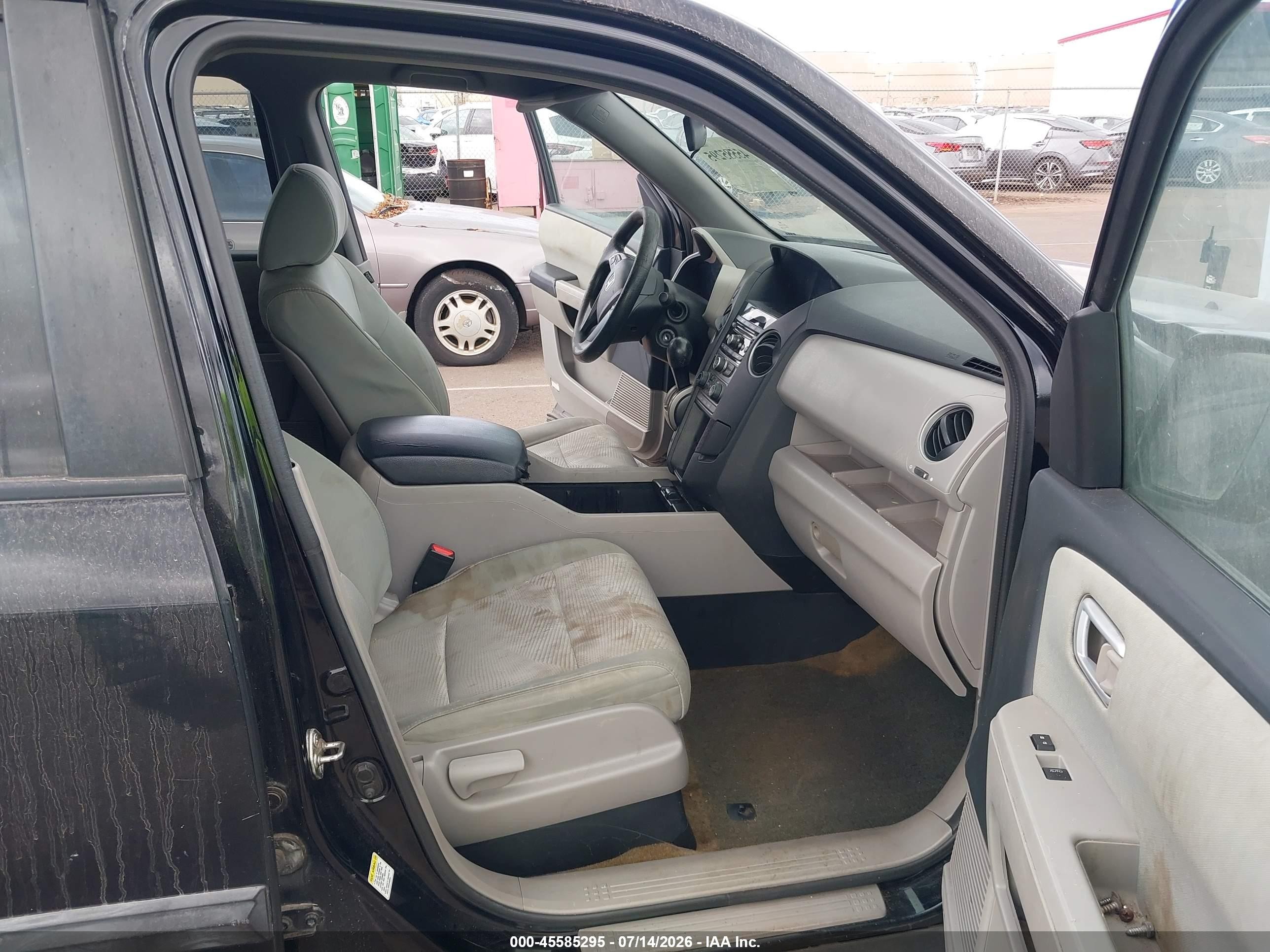2015 Honda Pilot Lx Black vin: 5FNYF3H2XFB013390