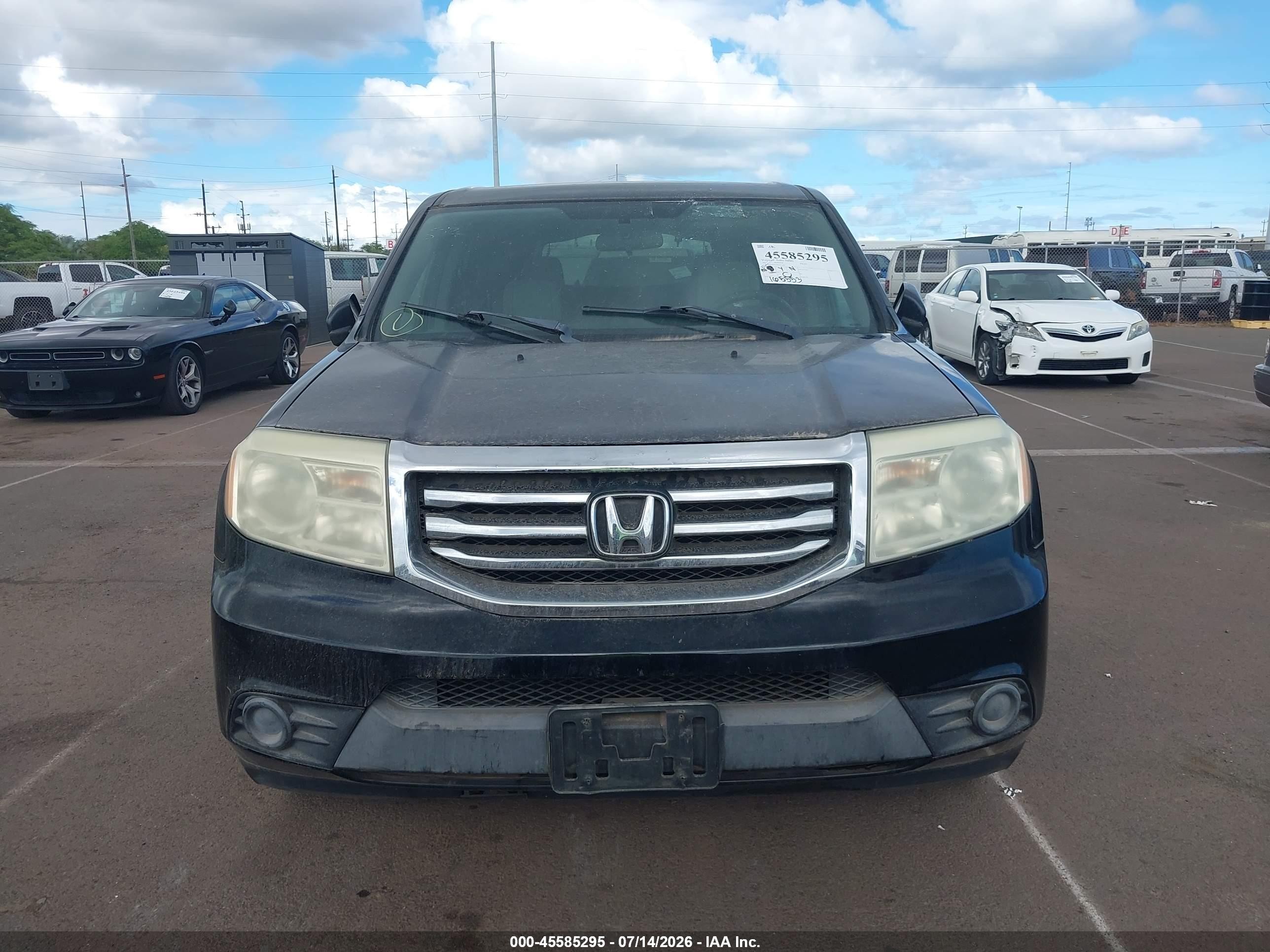 2015 Honda Pilot Lx Black vin: 5FNYF3H2XFB013390
