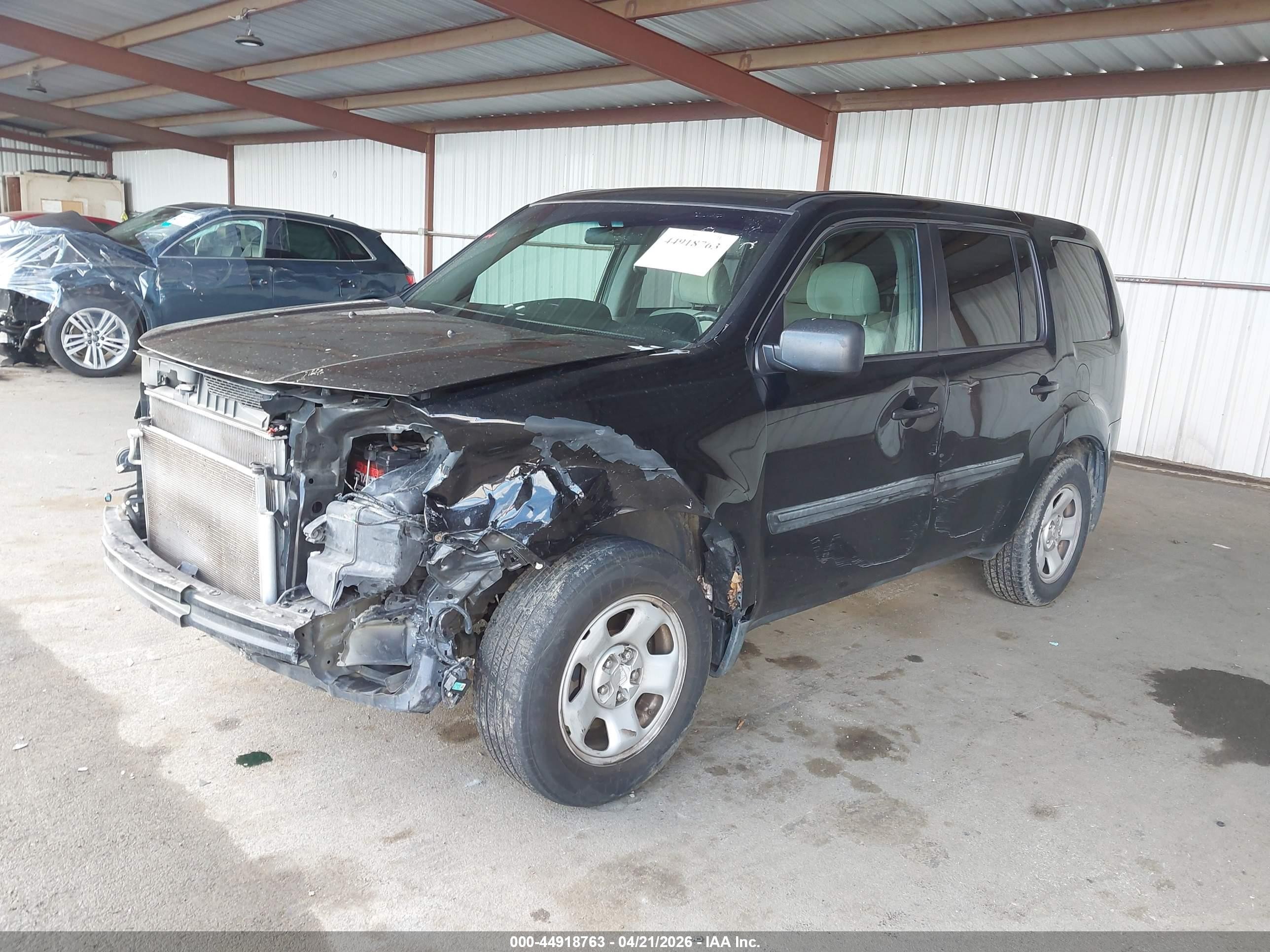 2015 Honda Pilot Lx Черный vin: 5FNYF3H2XFB029766