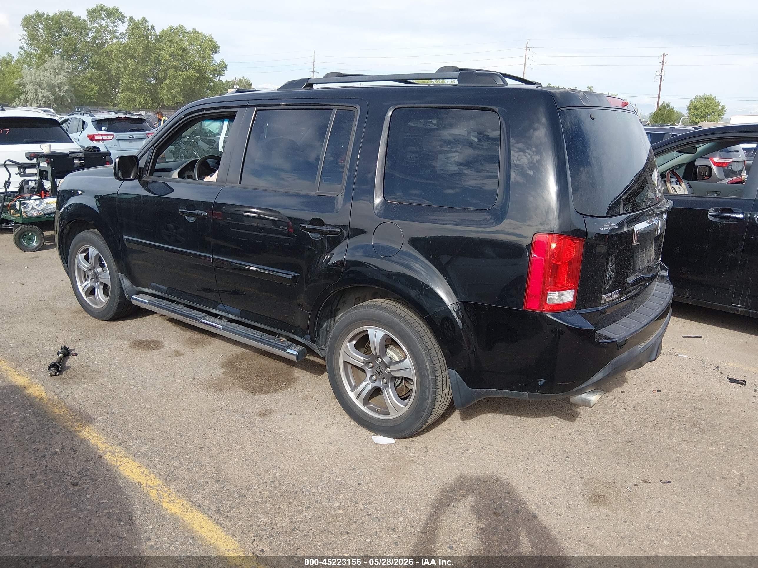 2015 Honda Pilot Se Black vin: 5FNYF3H33FB007634