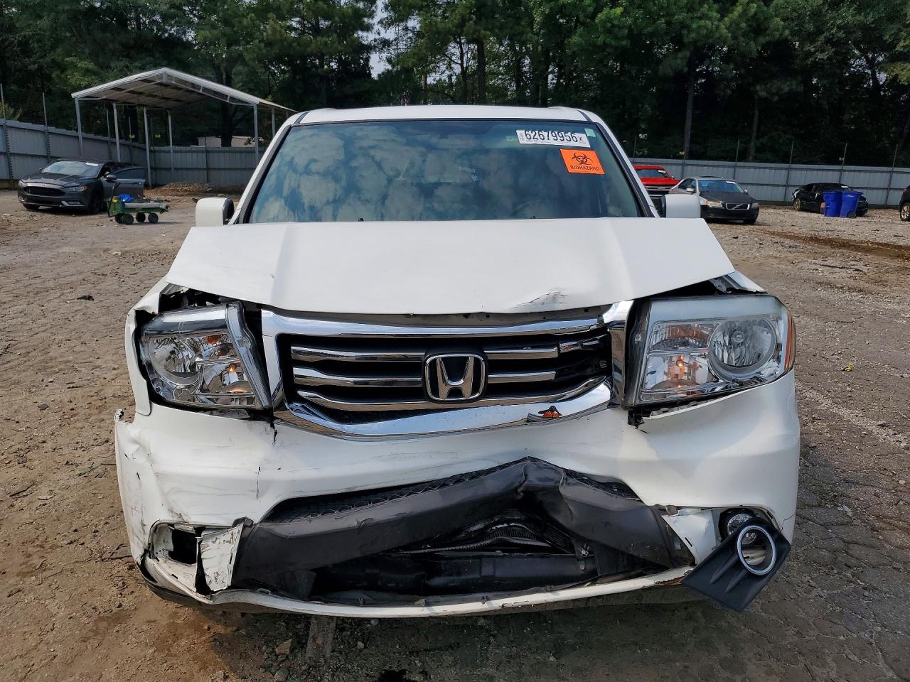 2015 Honda Pilot Se White vin: 5FNYF3H33FB027852