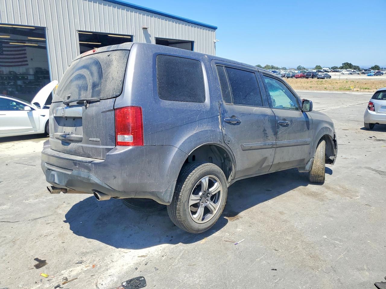 2015 Honda Pilot Se Gray vin: 5FNYF3H34FB014219