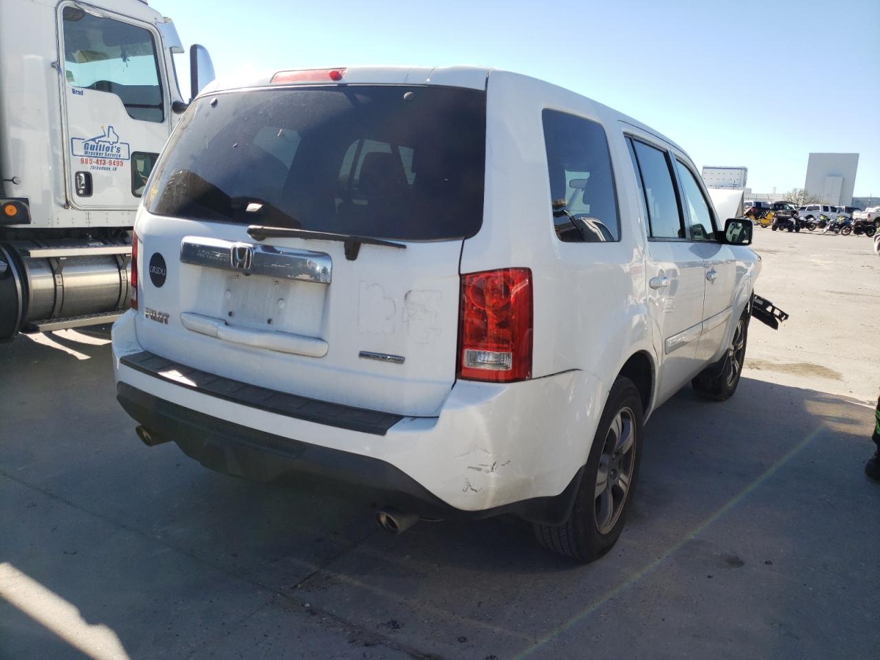 2015 Honda Pilot Se White vin: 5FNYF3H34FB034082