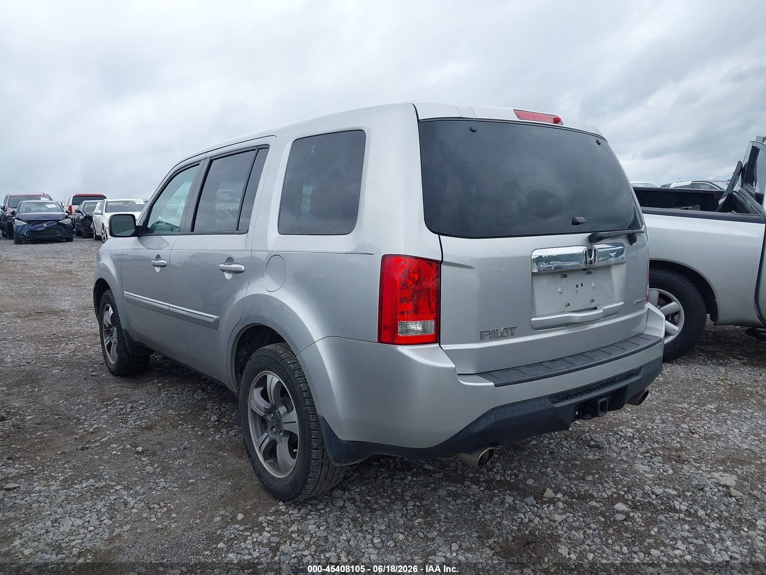 2015 Honda Pilot Se Silver vin: 5FNYF3H35FB010258