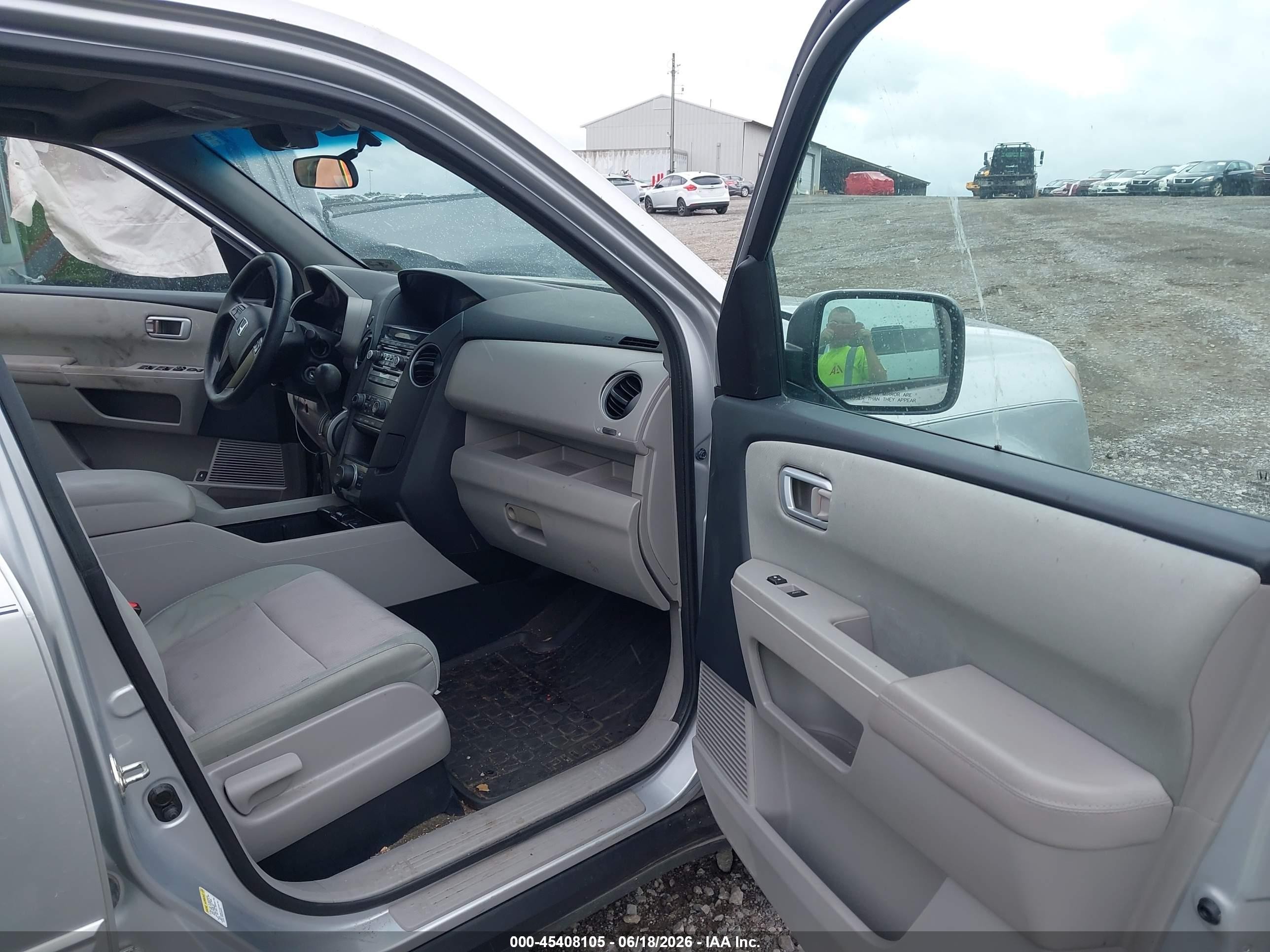 2015 Honda Pilot Se Silver vin: 5FNYF3H35FB010258