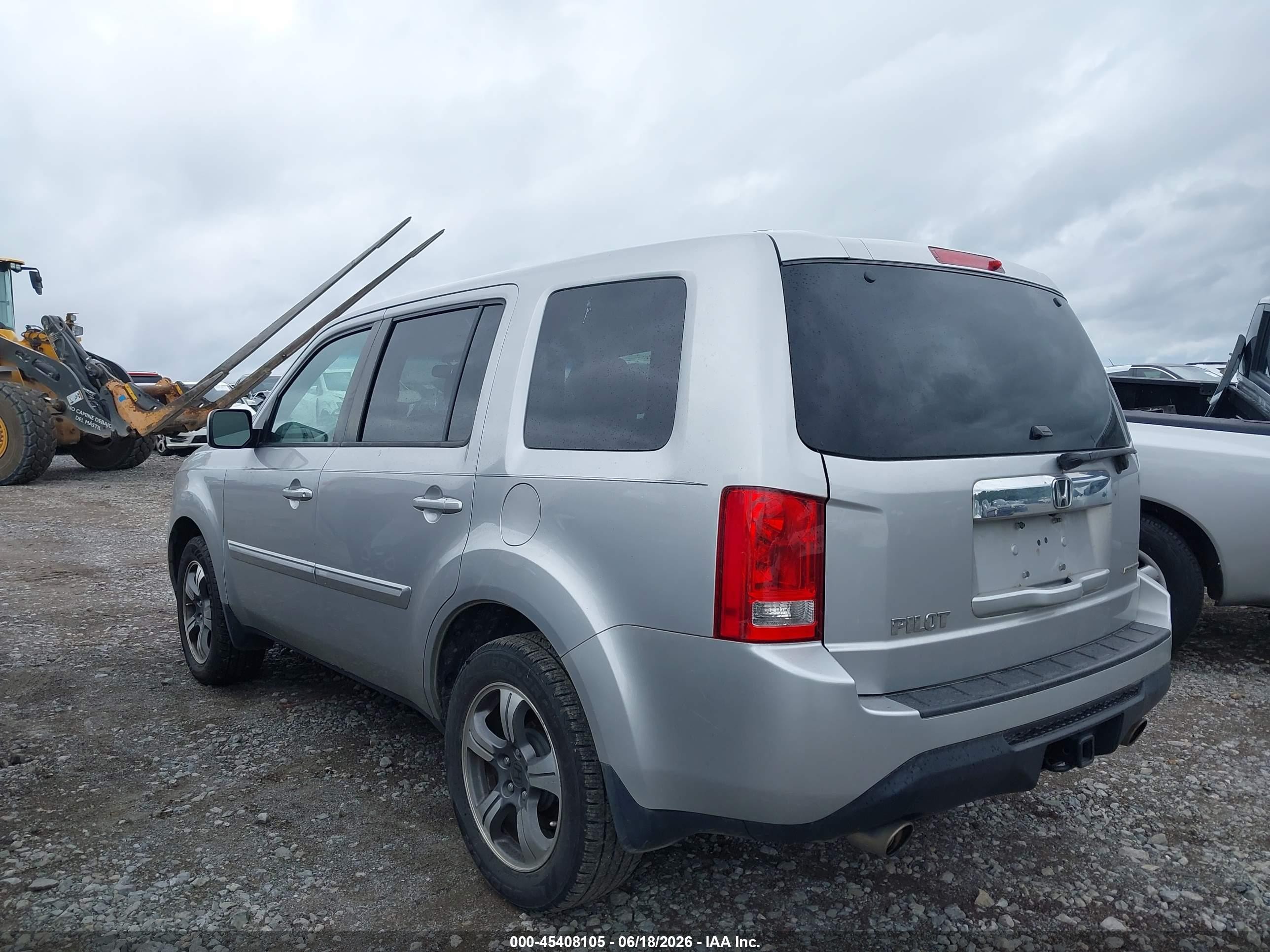 2015 Honda Pilot Se Silver vin: 5FNYF3H35FB010258