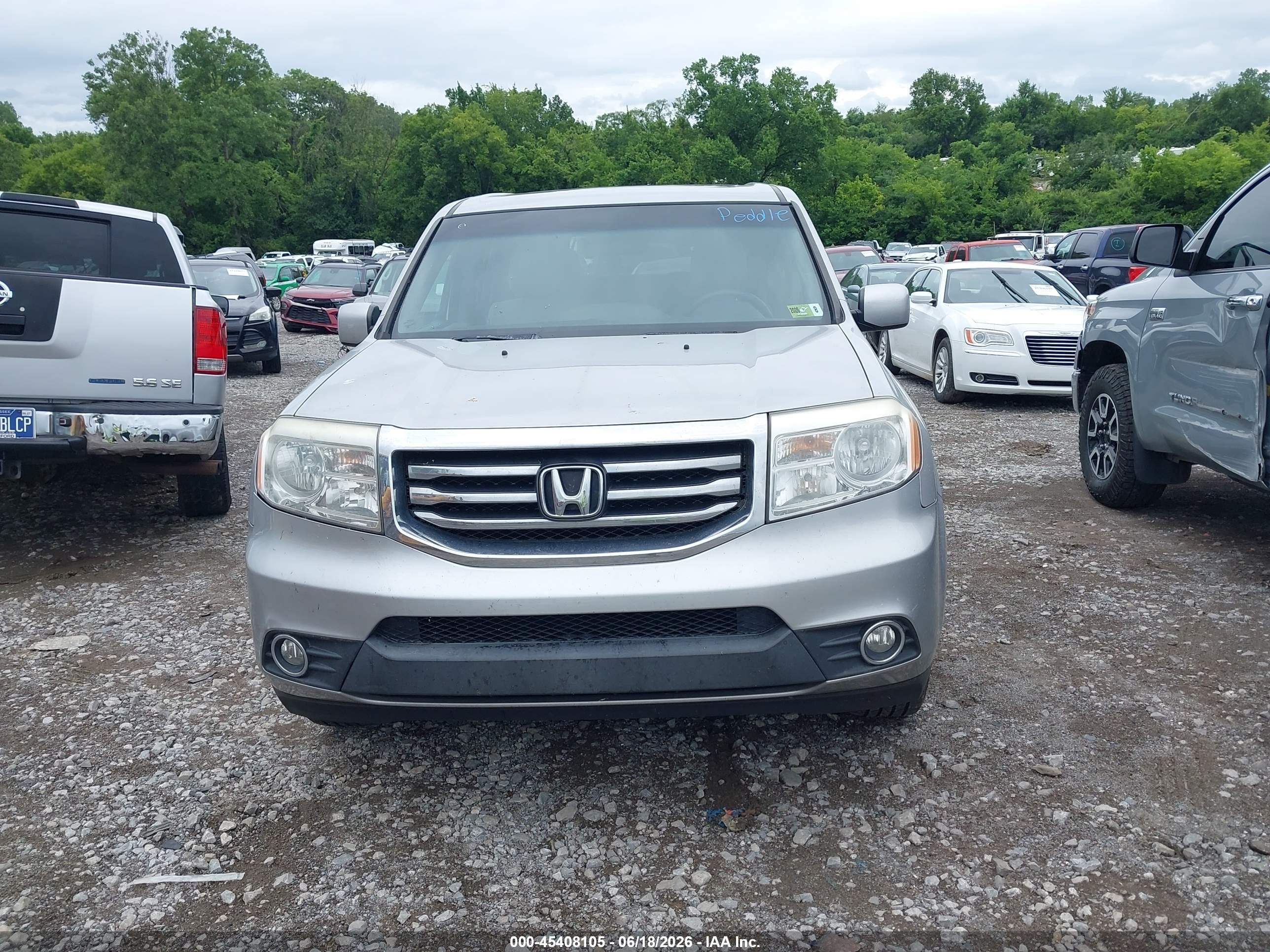 2015 Honda Pilot Se Silver vin: 5FNYF3H35FB010258