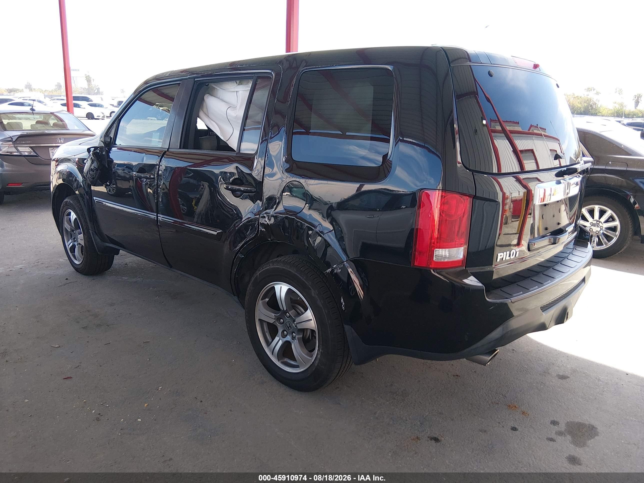 2015 Honda Pilot Se Black vin: 5FNYF3H35FB026752