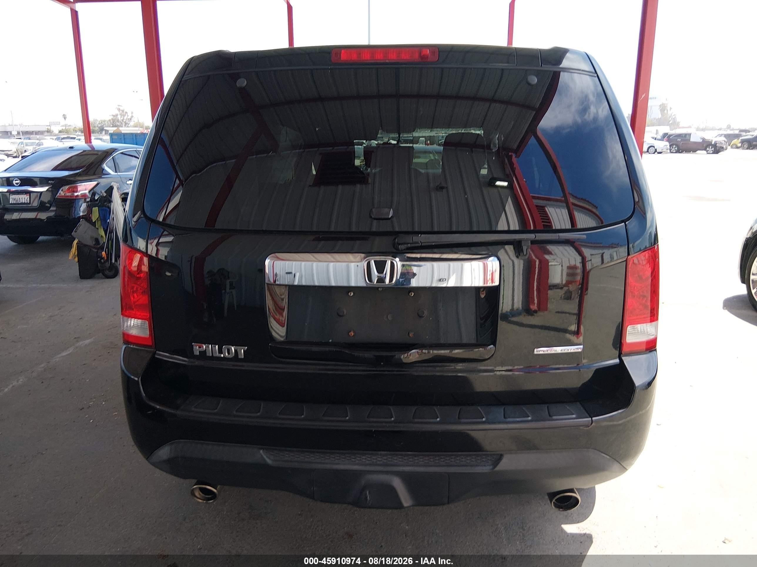 2015 Honda Pilot Se Black vin: 5FNYF3H35FB026752