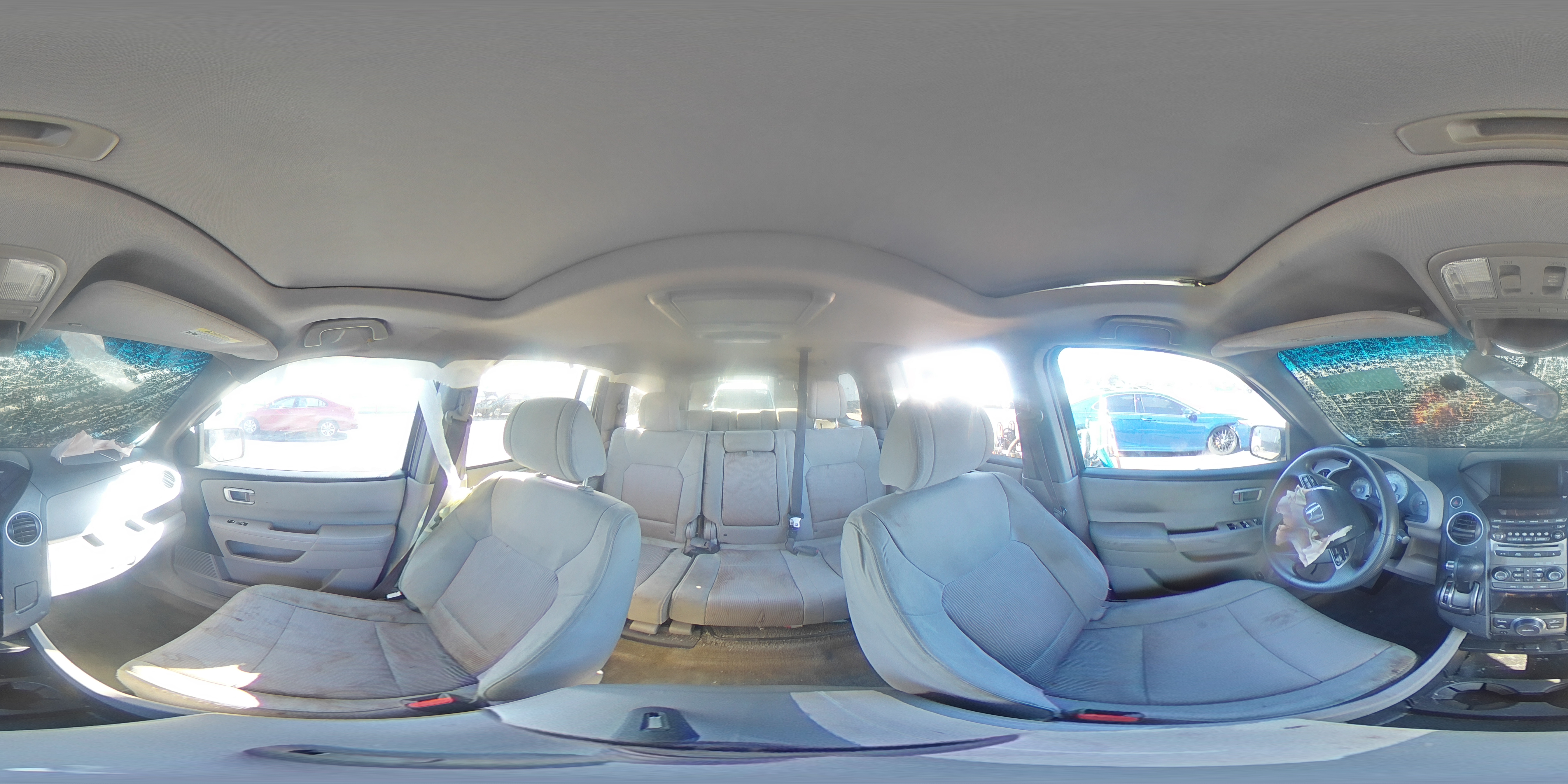 2015 Honda Pilot Se Charcoal vin: 5FNYF3H36FB026422
