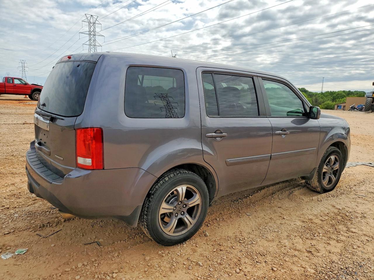 2015 Honda Pilot Se Gray vin: 5FNYF3H37FB024730