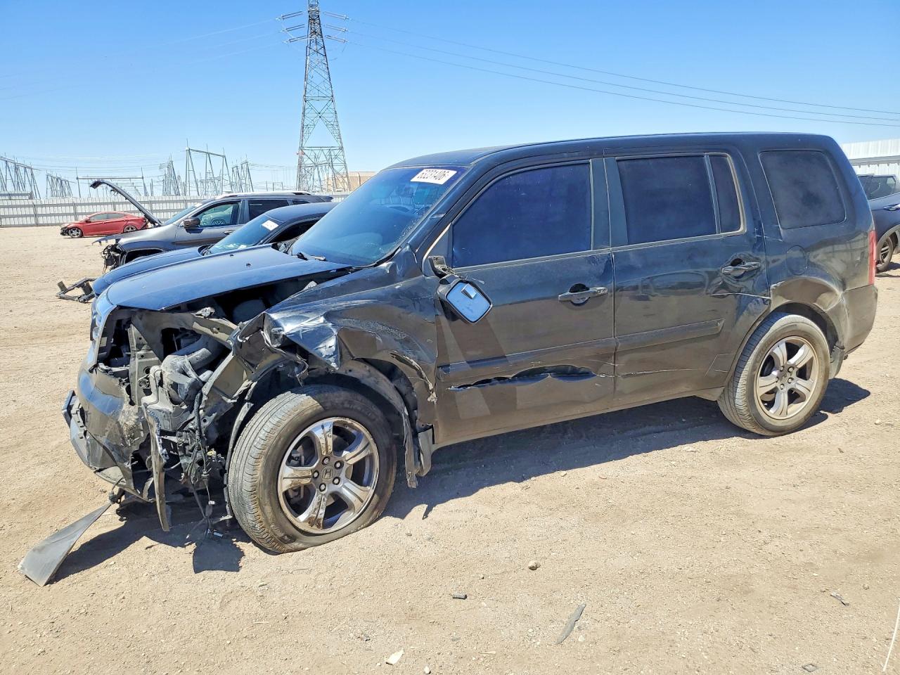 2015 Honda Pilot Se Black vin: 5FNYF3H37FB027675