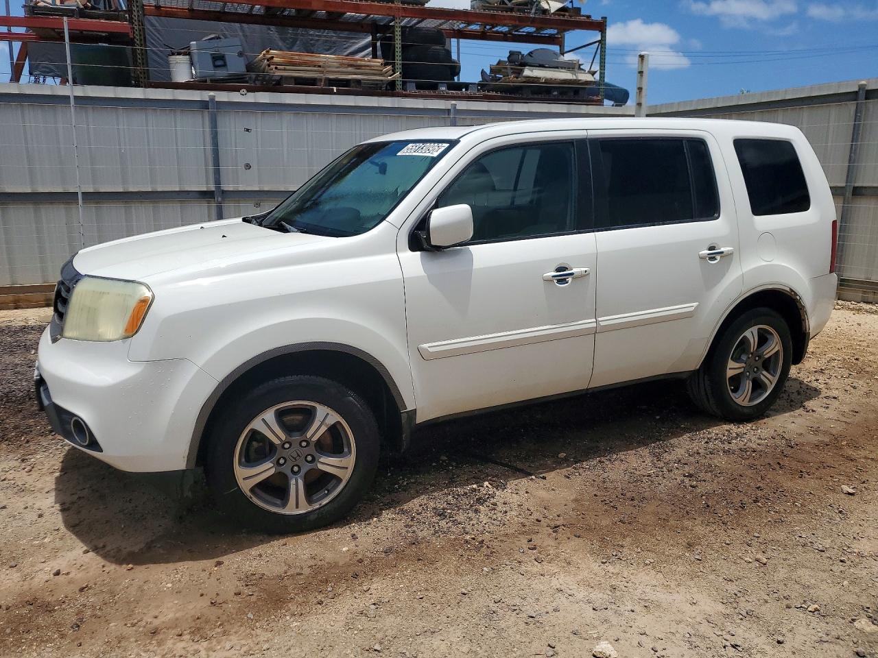 2015 Honda Pilot Se White vin: 5FNYF3H3XFB009378