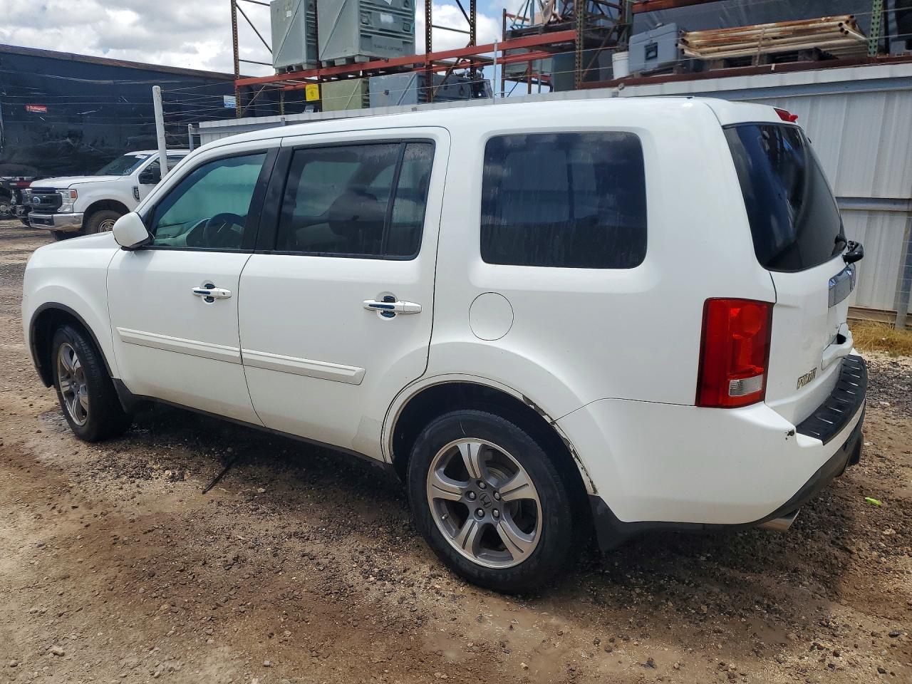 2015 Honda Pilot Se White vin: 5FNYF3H3XFB009378