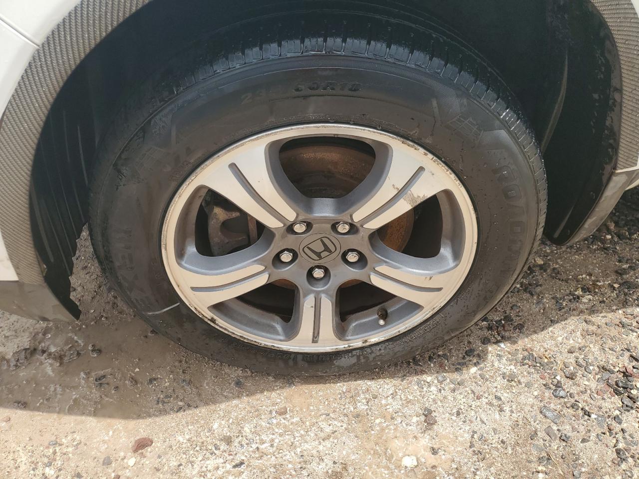 2015 Honda Pilot Se White vin: 5FNYF3H3XFB009378 Damage: Left Front Wheel, Curb Rash, > 12 Inches
