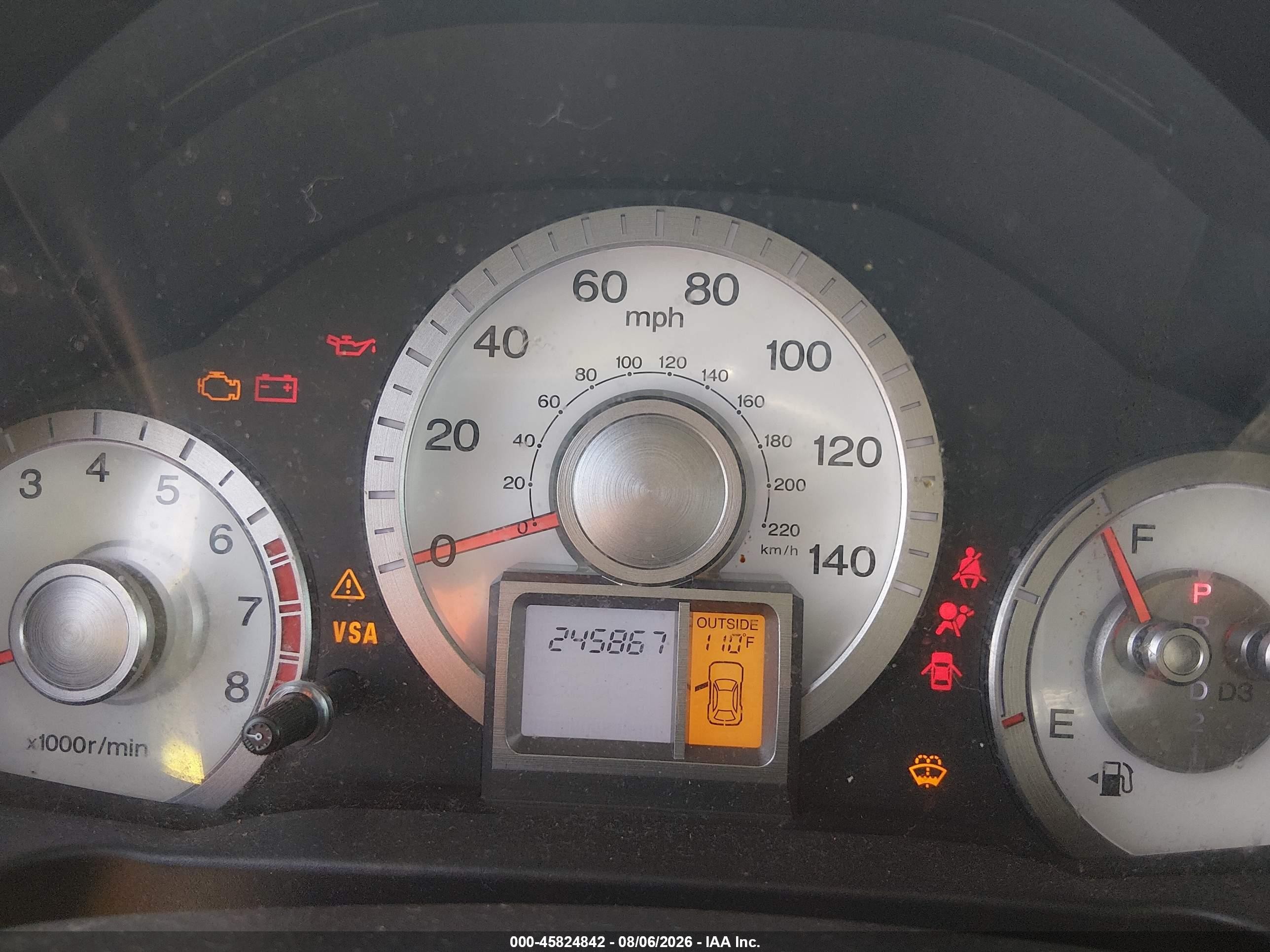 2010 Honda Pilot Ex Silver vin: 5FNYF3H40AB007270