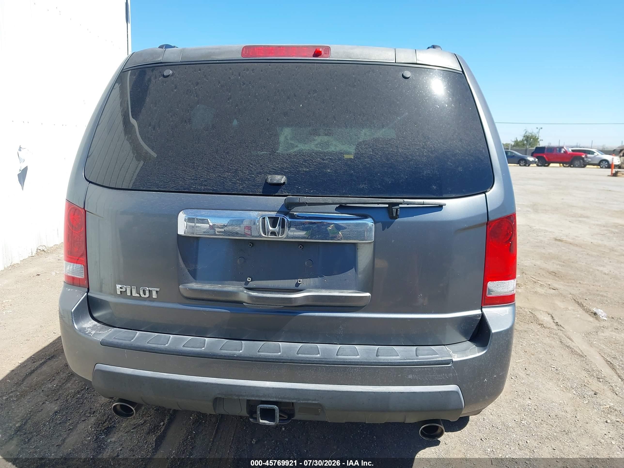 2011 Honda Pilot Ex Gray vin: 5FNYF3H40BB003267