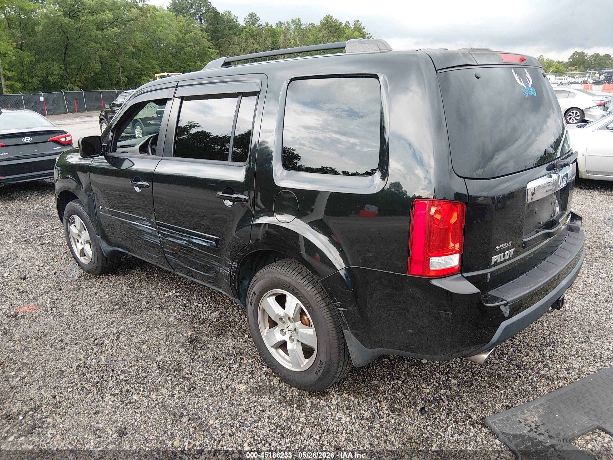 2011 Honda Pilot Ex Черный vin: 5FNYF3H40BB045552