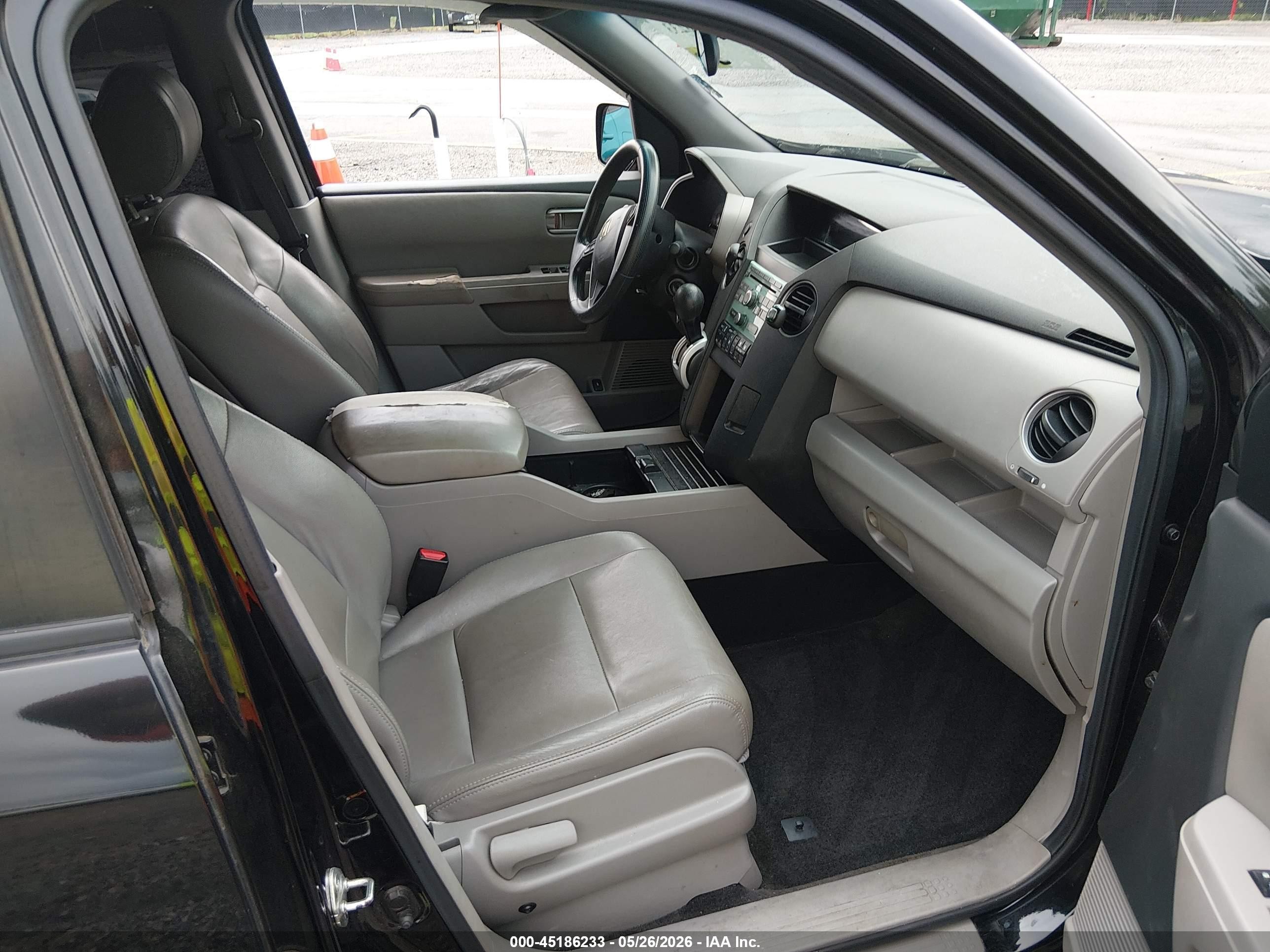 2011 Honda Pilot Ex Черный vin: 5FNYF3H40BB045552