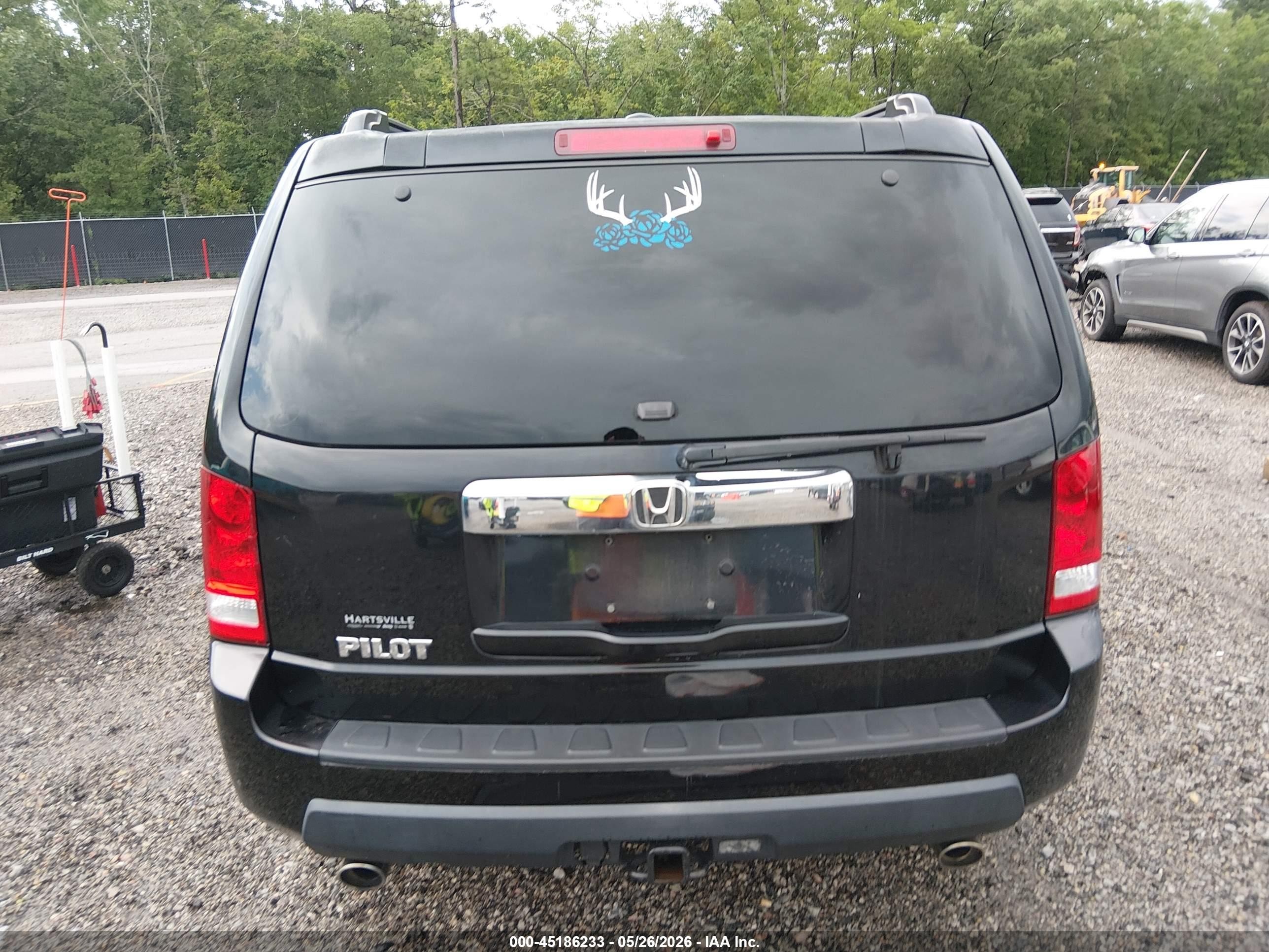 2011 Honda Pilot Ex Черный vin: 5FNYF3H40BB045552