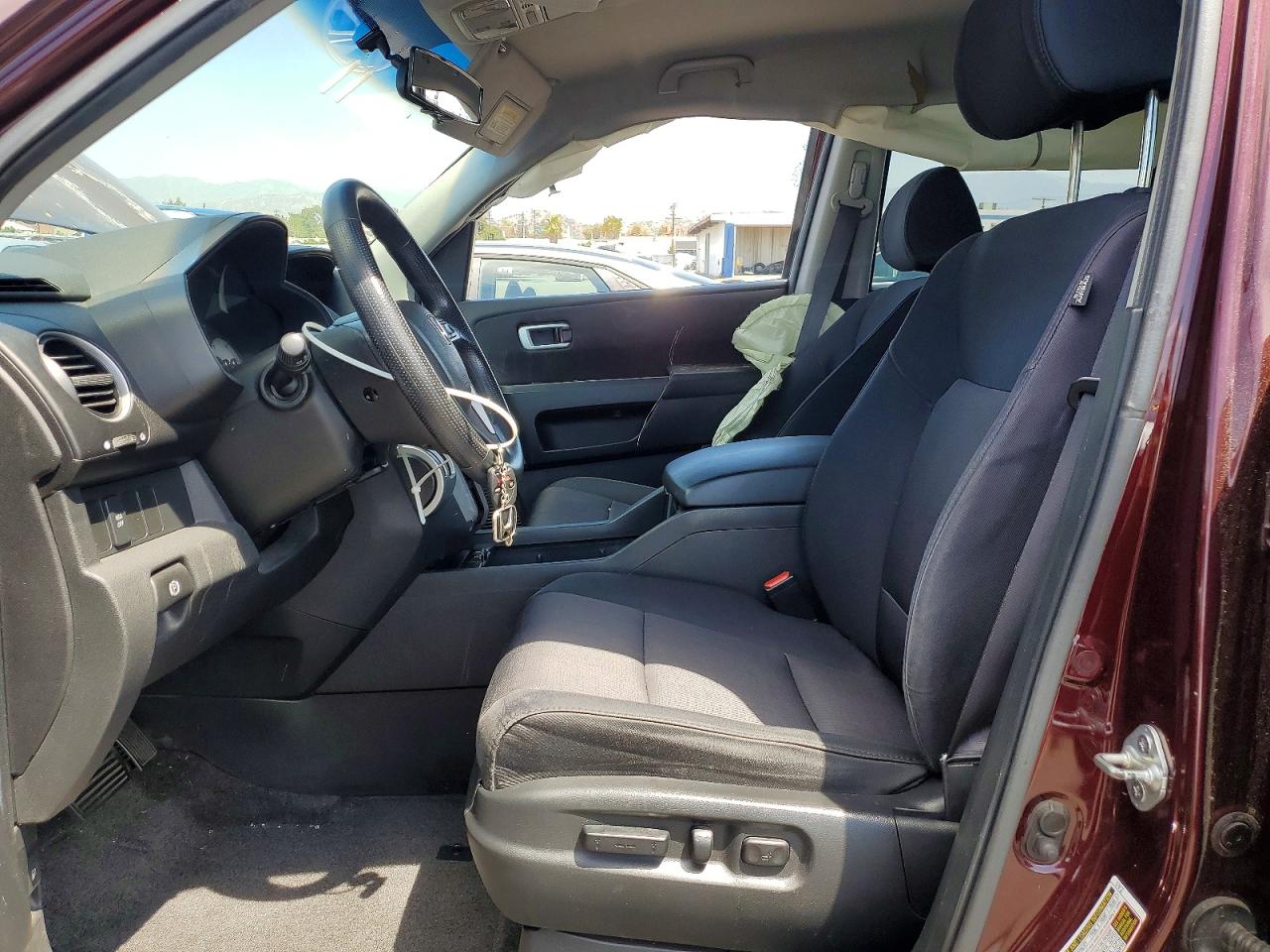 2011 Honda Pilot Ex Burgundy vin: 5FNYF3H40BB054350