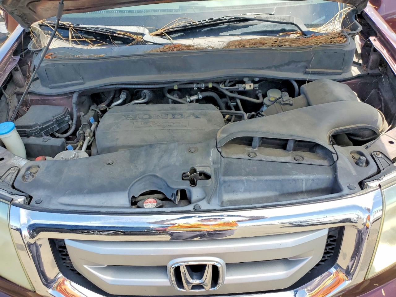 2011 Honda Pilot Ex Burgundy vin: 5FNYF3H40BB054350