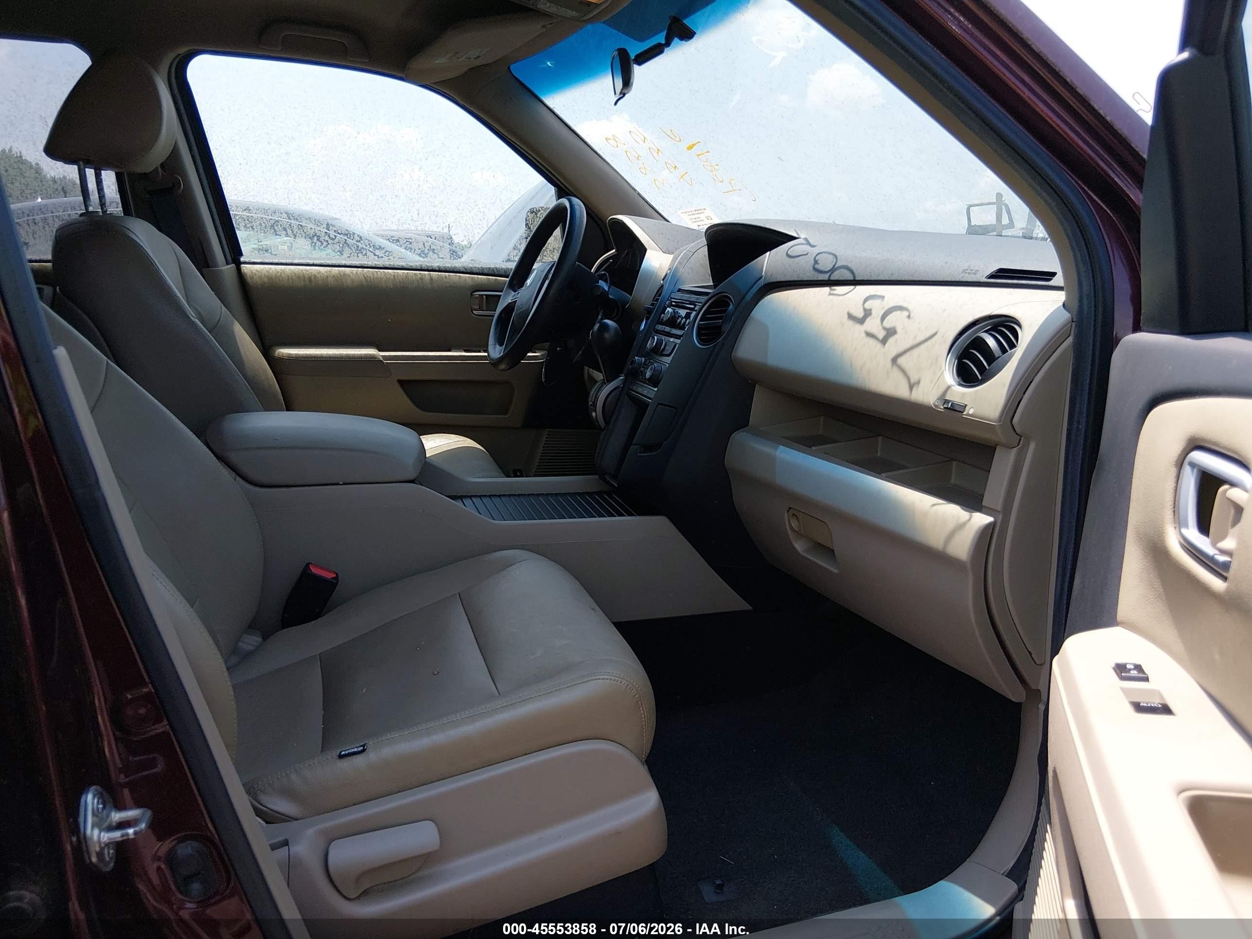 2012 Honda Pilot Ex Maroon vin: 5FNYF3H40CB040417