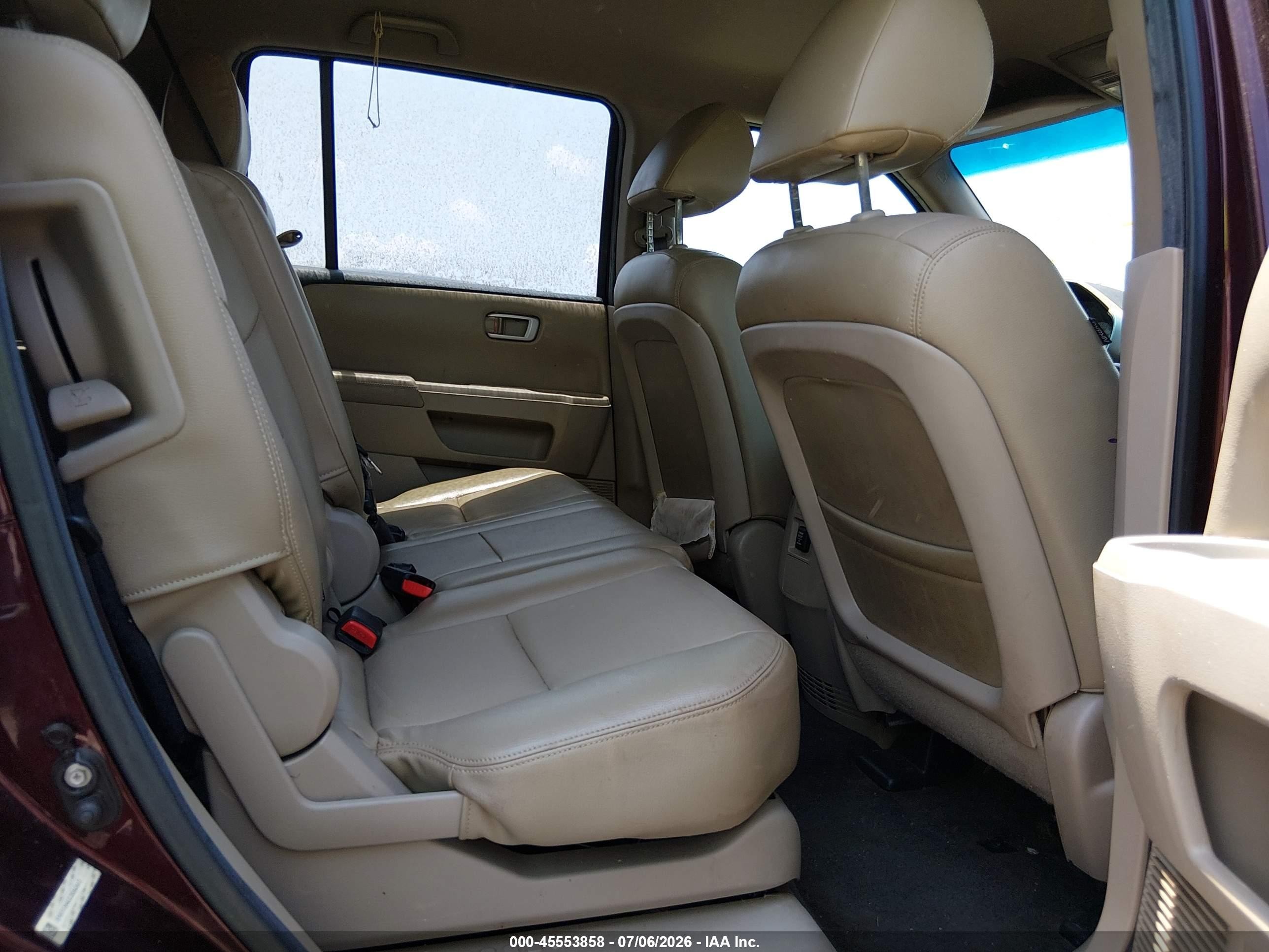2012 Honda Pilot Ex Maroon vin: 5FNYF3H40CB040417