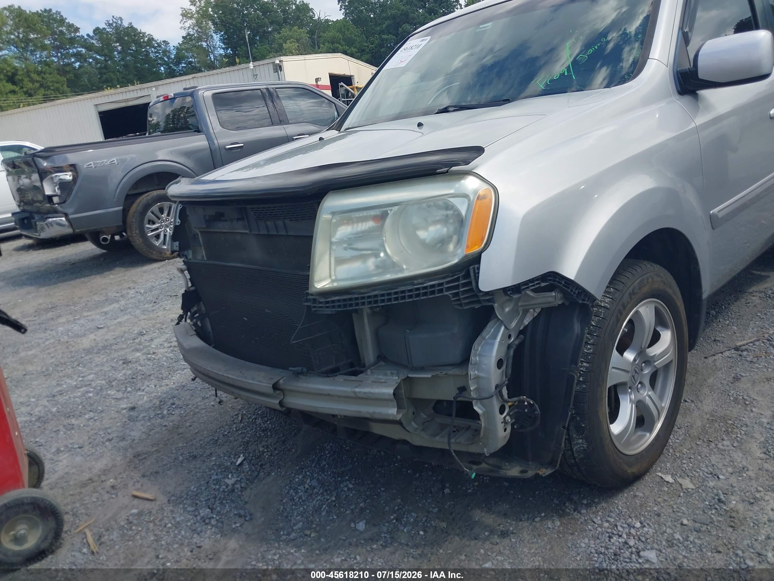 2013 Honda Pilot Ex Silver vin: 5FNYF3H40DB001831