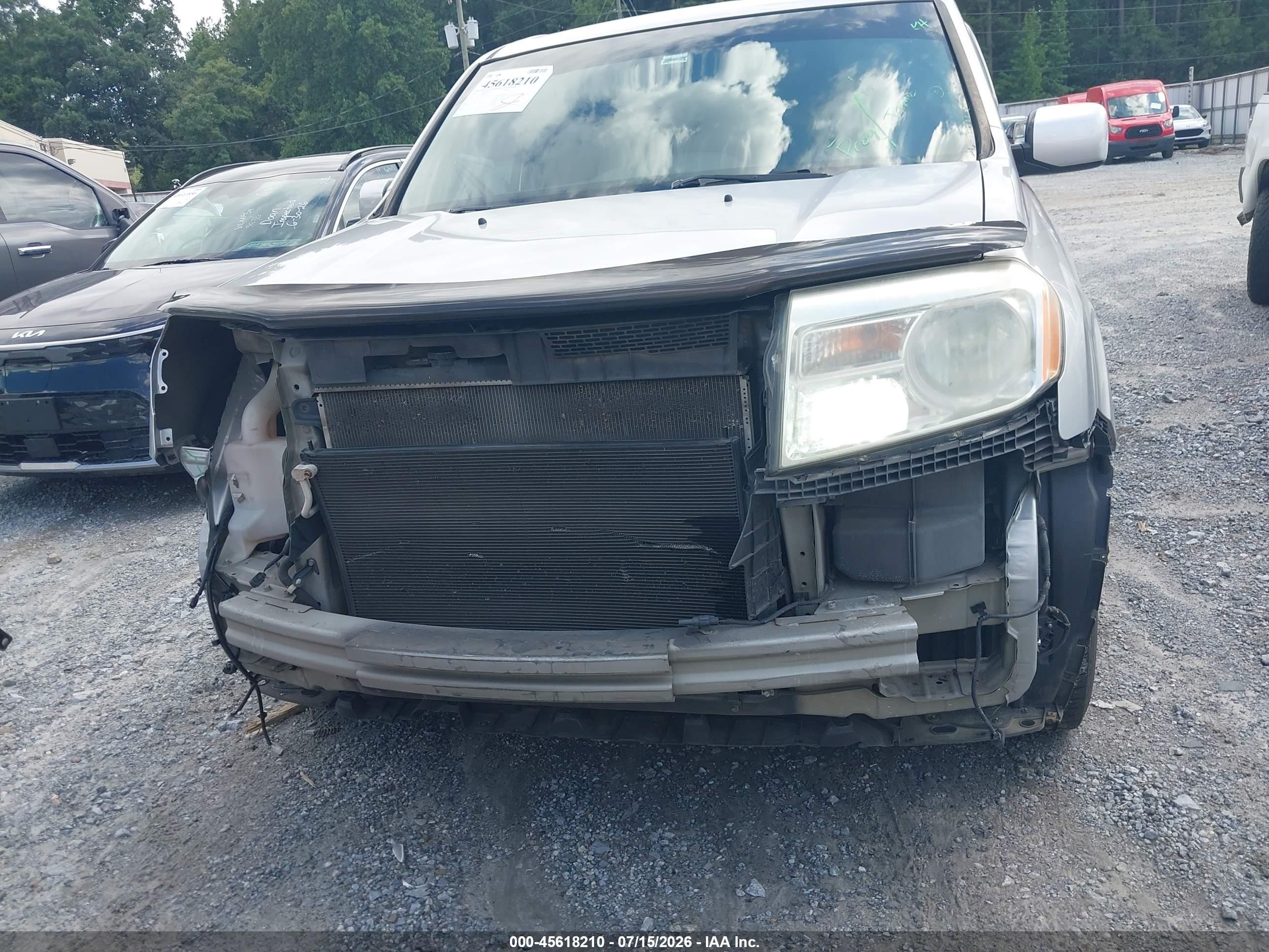 2013 Honda Pilot Ex Silver vin: 5FNYF3H40DB001831